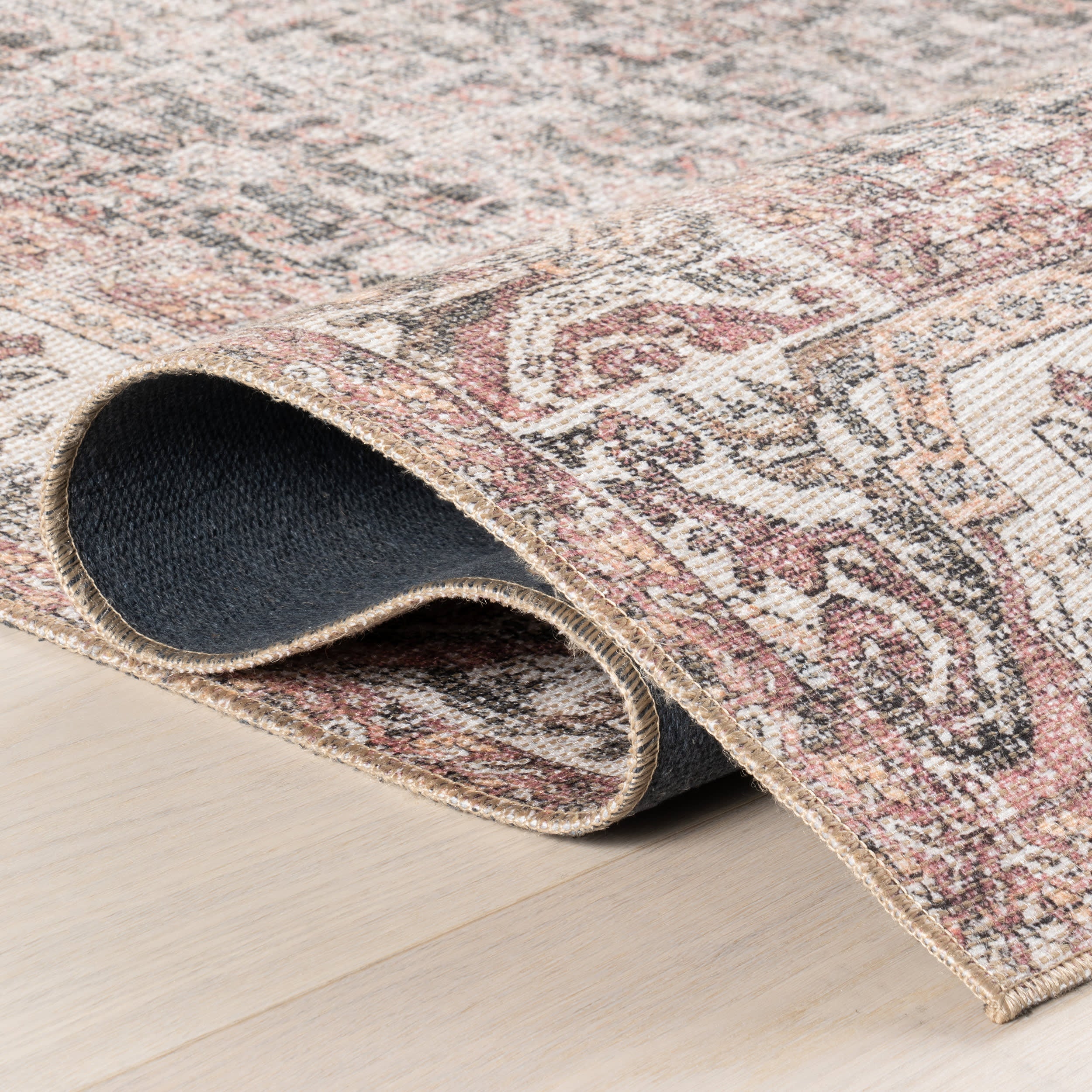 Izara Vintage Rug | Light Grey - Image 9