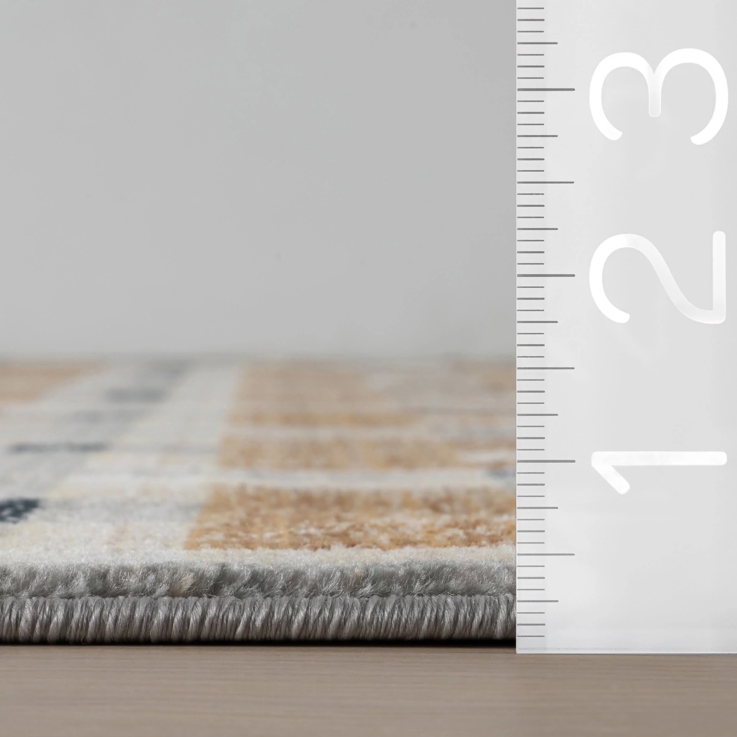 Sorelle Modern Plaid Rug | Light Brown - Image 5