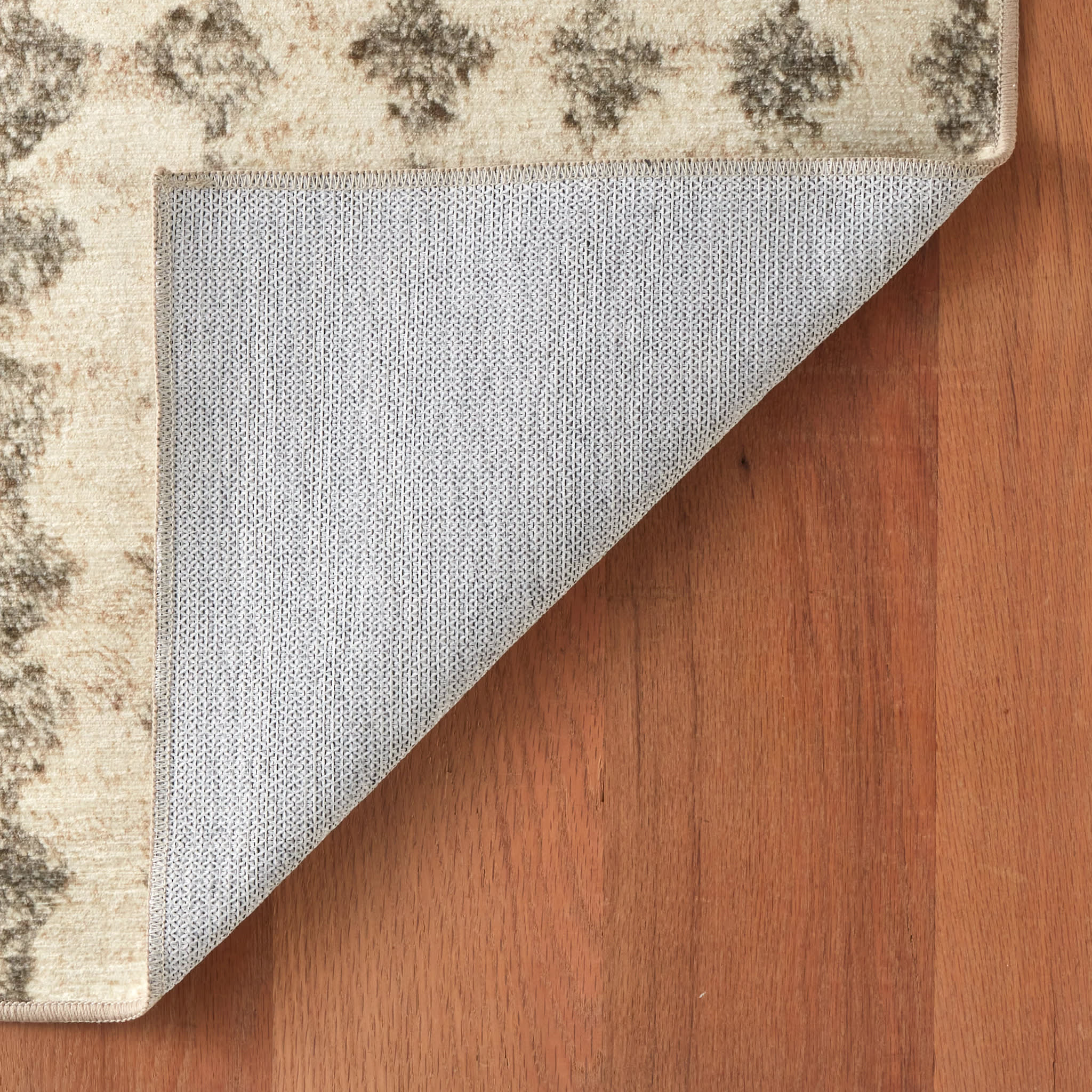 Izzy Machine Washable Rug | Grey - Image 6