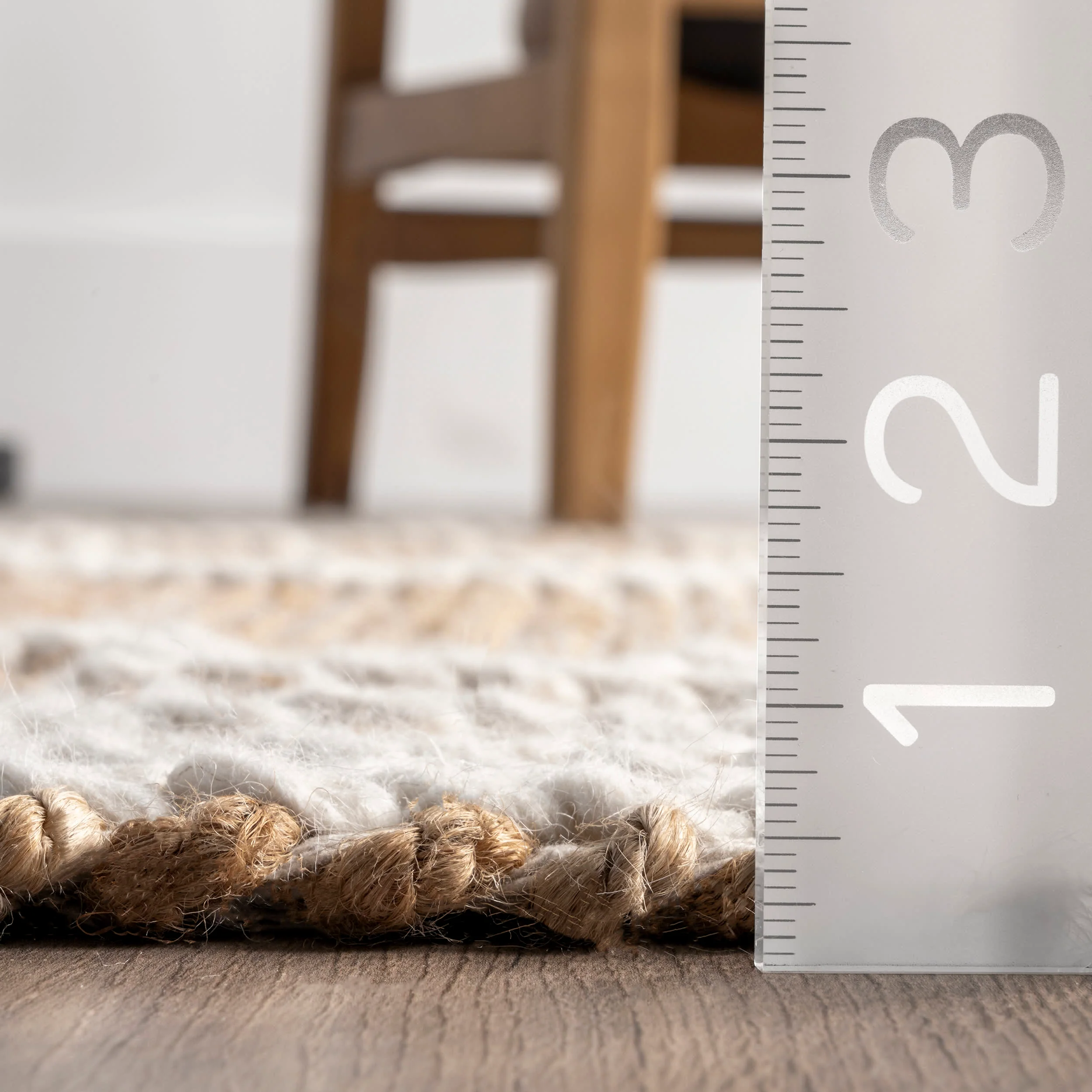 Jackie Natural Textured Rug | Natural - Image 5