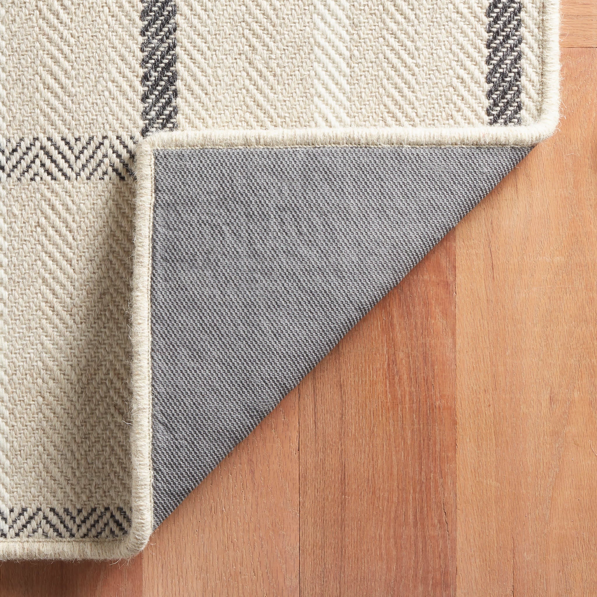 Jackson Woven Wool Custom Rug | Beige/Charcoal - Image 7