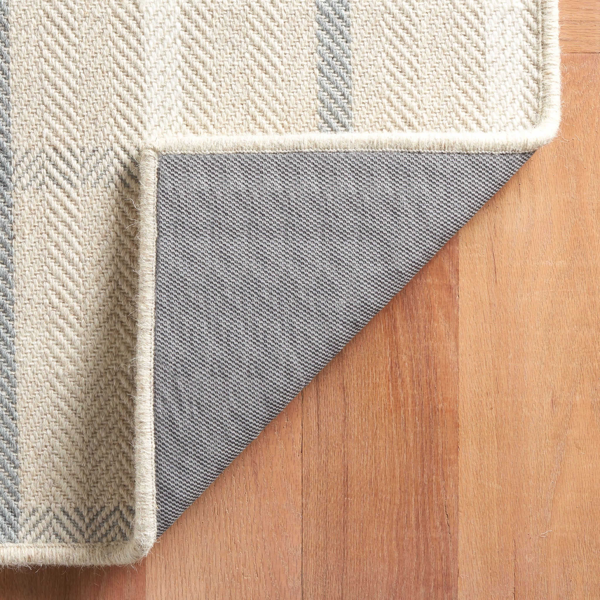 Jackson Woven Wool Custom Rug | Beige/Slate - Image 7