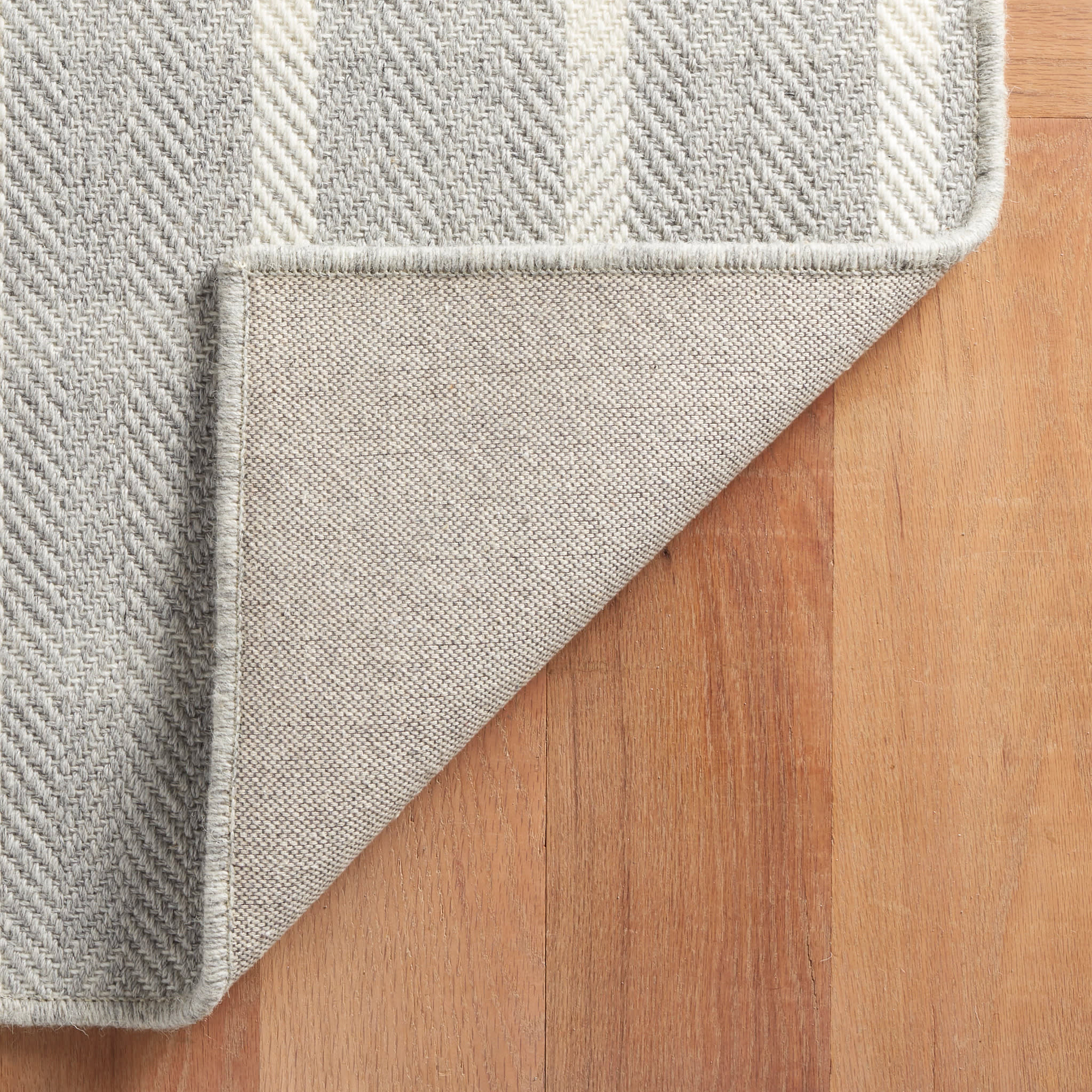Jackson Woven Wool Custom Rug | Grey/Ivory - Image 6