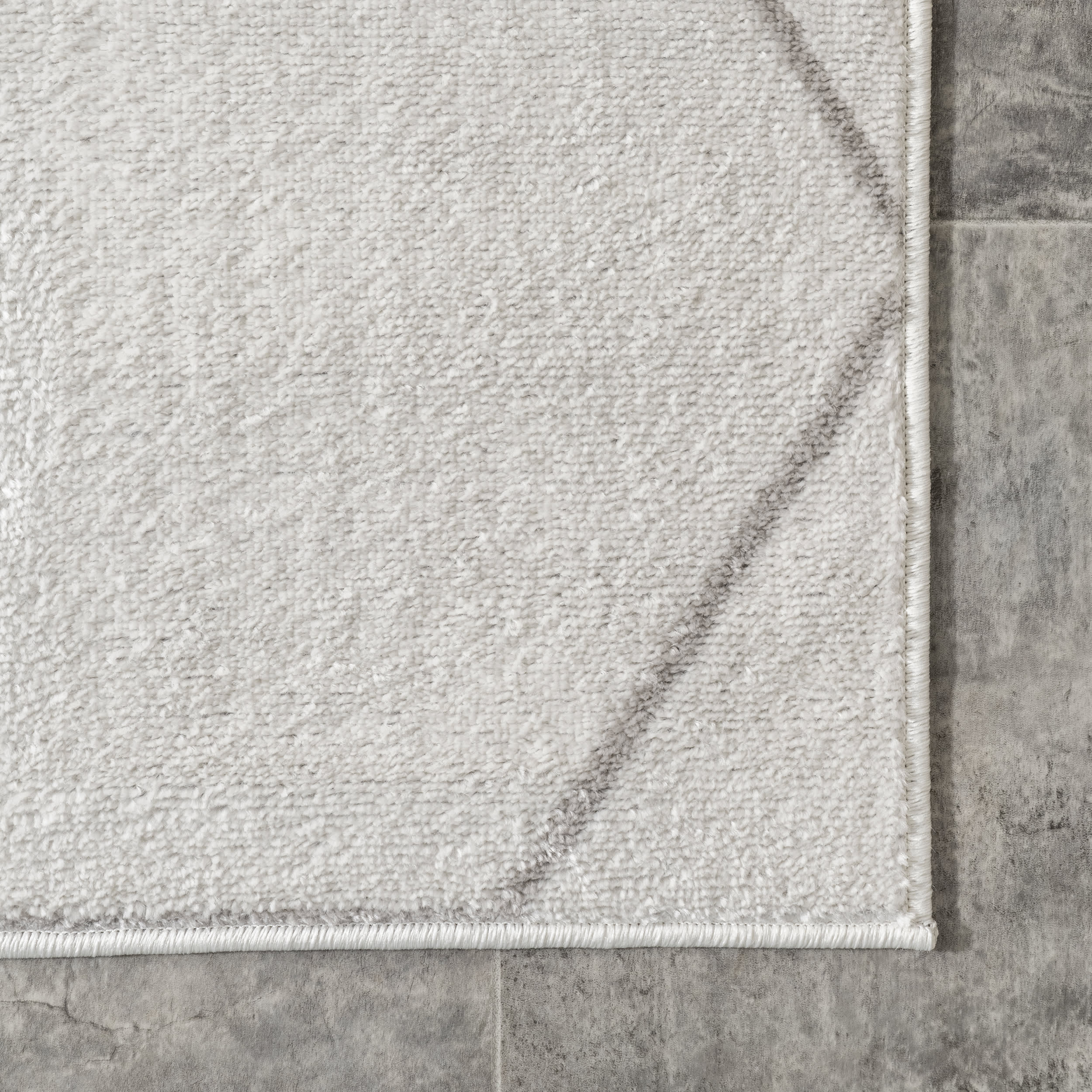 Jacqueline Honeycomb Trellis Rug | Beige - Image 3