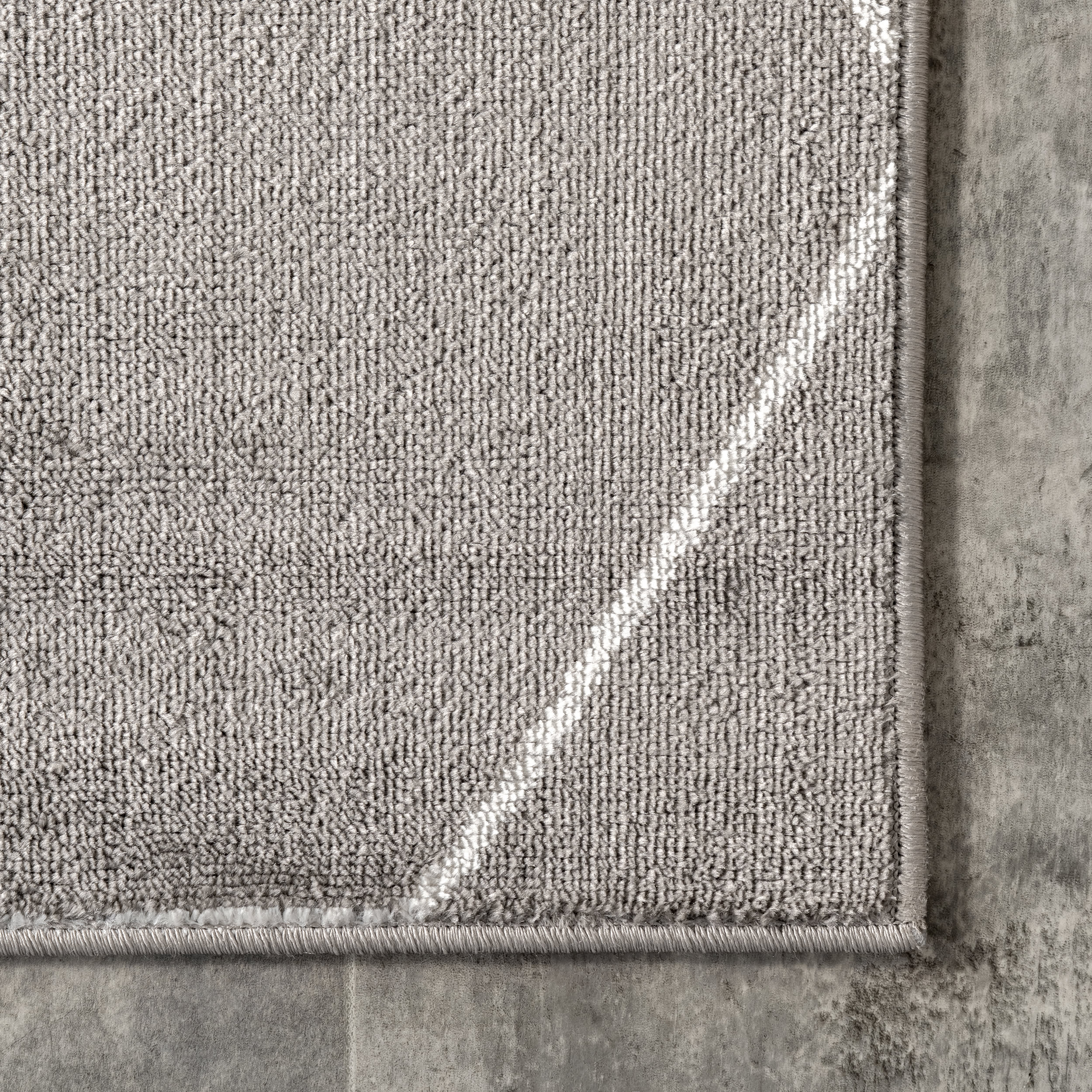 Jacqueline Honeycomb Trellis Rug | Grey - Image 3