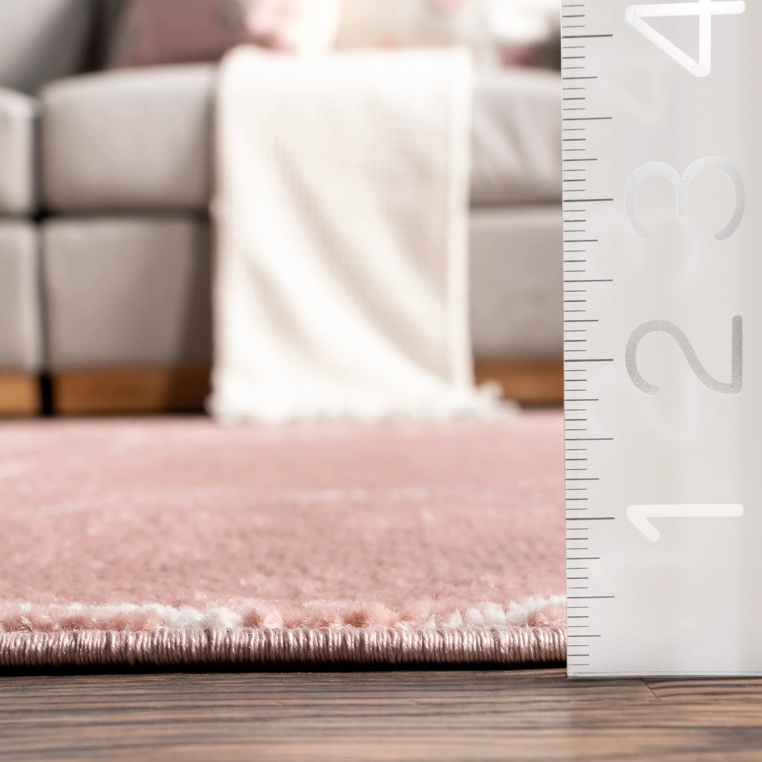 Jacqueline Honeycomb Trellis Rug | Pink - Image 5
