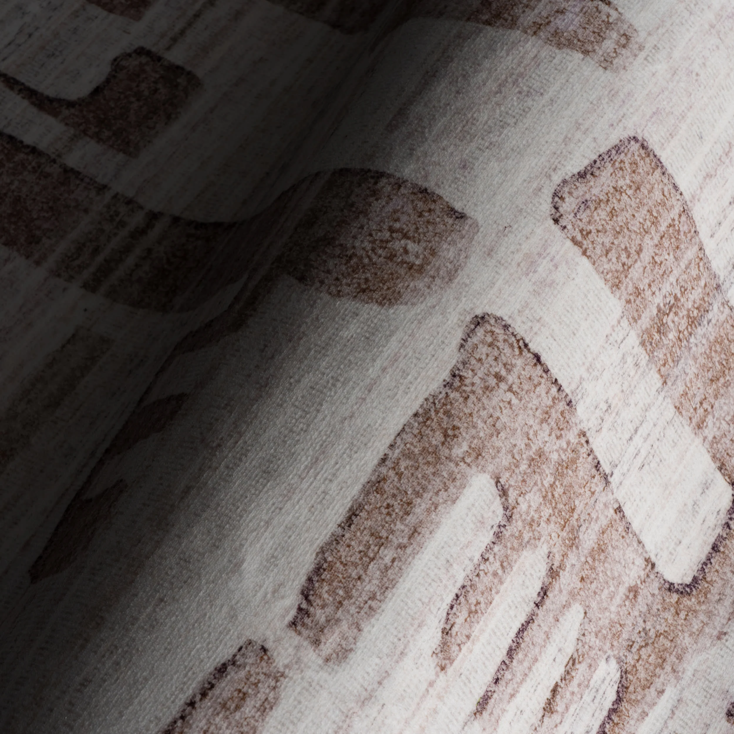 Janatha Moroccan Abstract Washable Rug | Ivory - Image 3