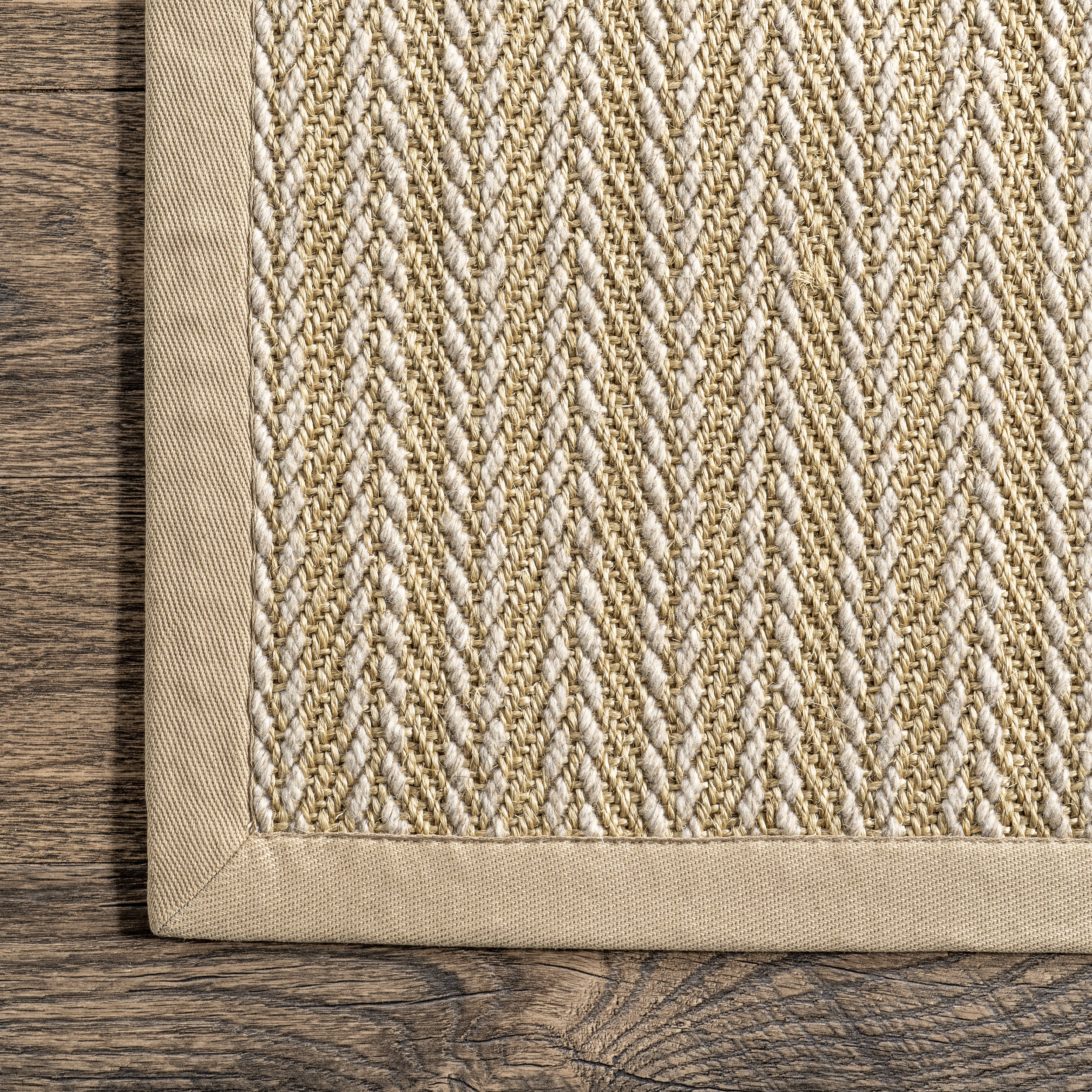 Janella Textured Sisal and Jute Rug | Brown - Image 3