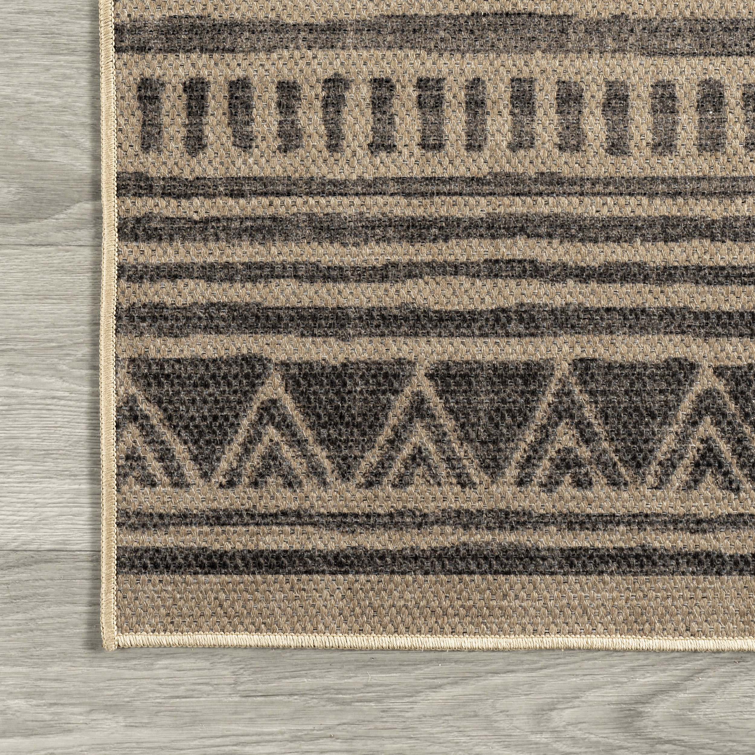 Janet Easy-Jute Washable Bohemian Rug | Natural - Image 3