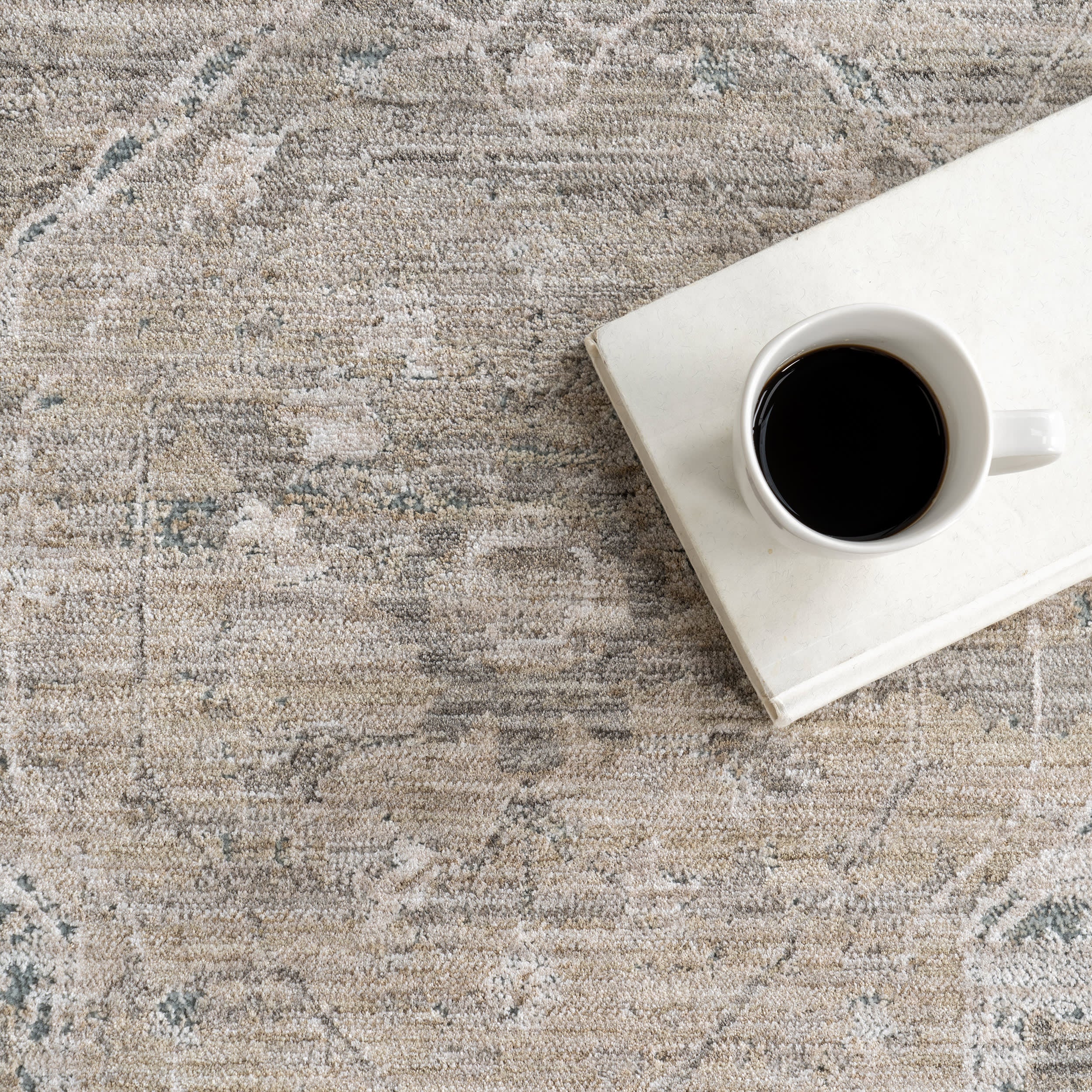 Janiyah Vintage Rug | Light Beige - Image 8