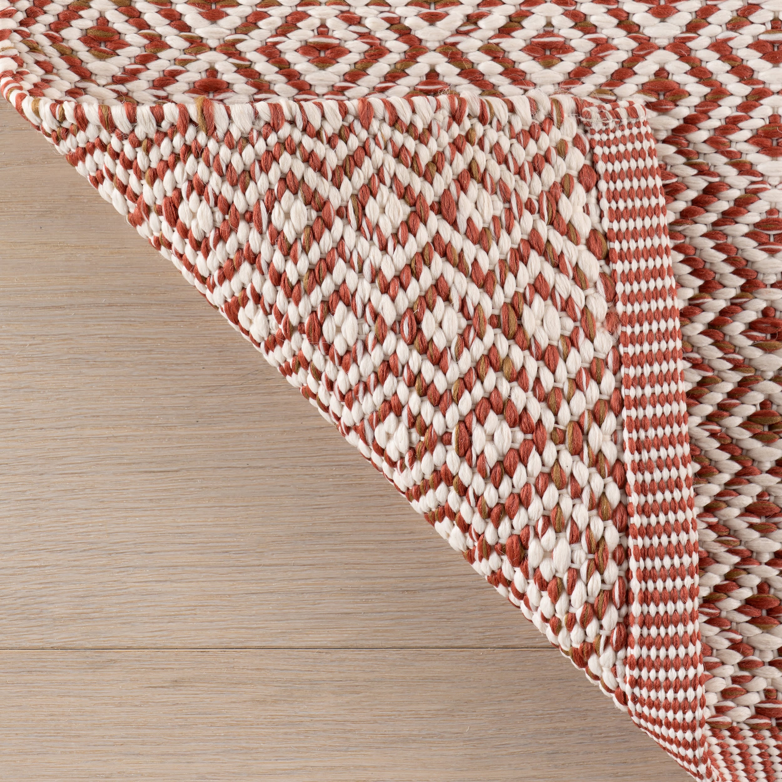 Jannali Trellis Indoor/Outdoor Rug | Rust - Image 7