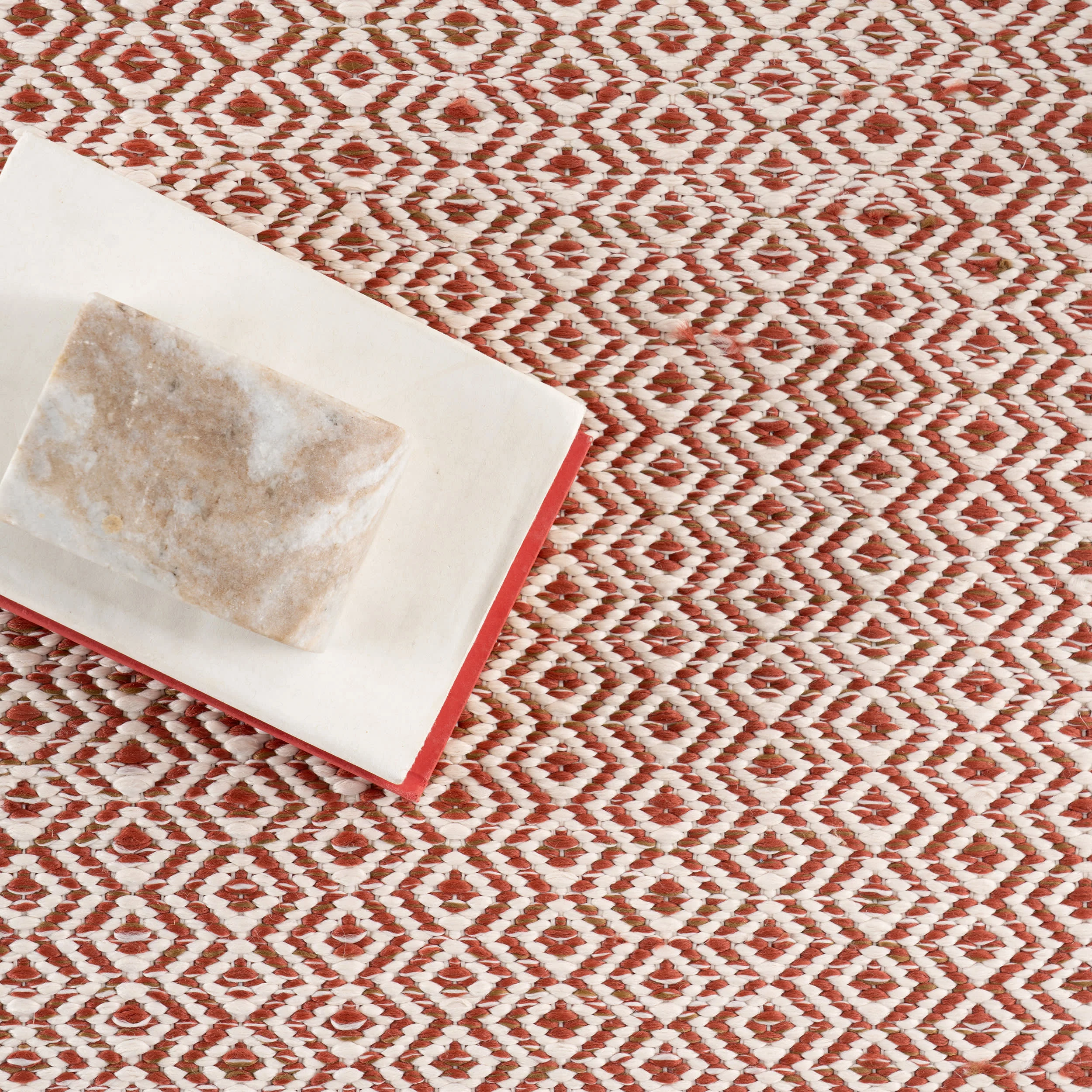 Jannali Trellis Indoor/Outdoor Rug | Rust - Image 8