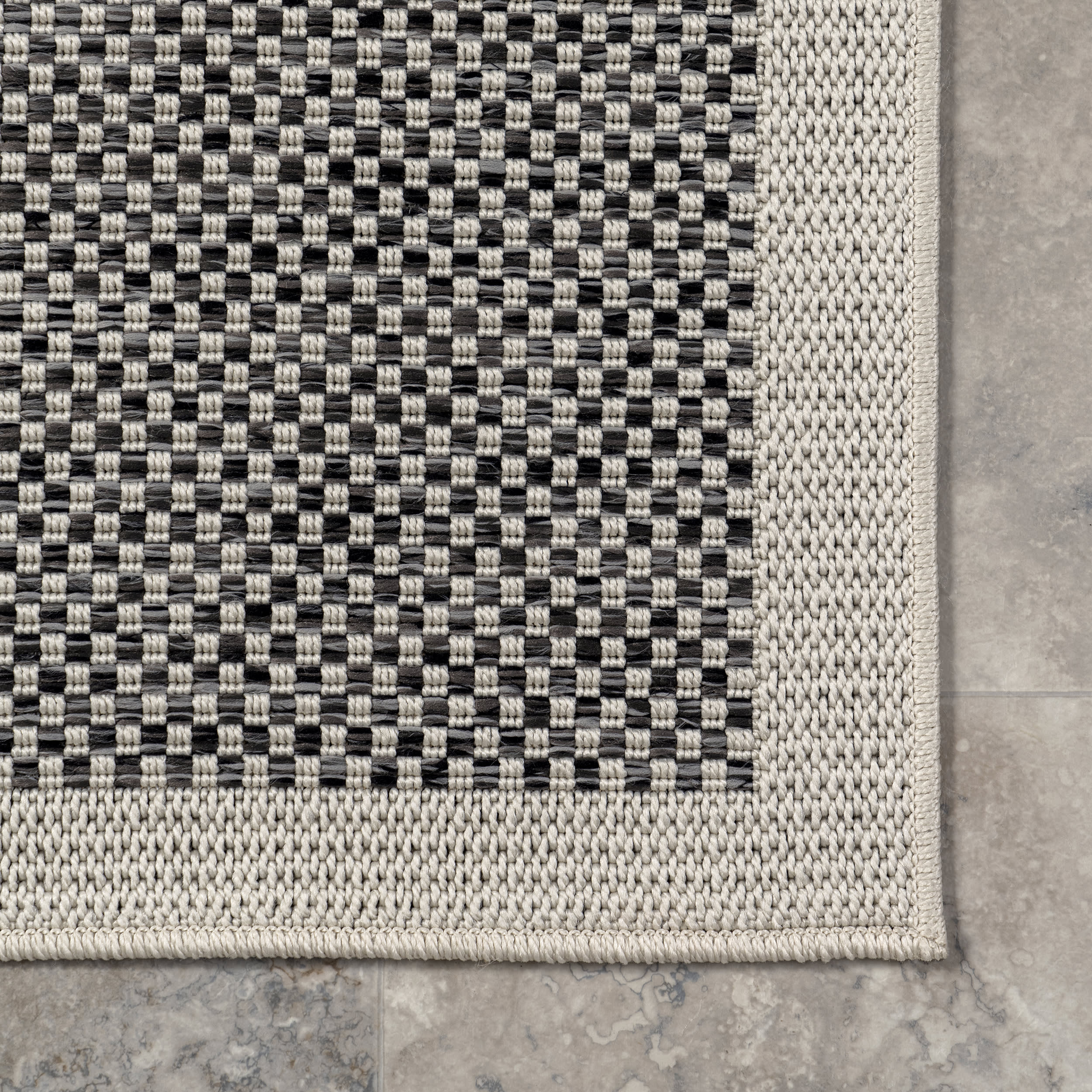 Jannel Simply Solid Indoor/Outdoor Rug | Grey - Image 3