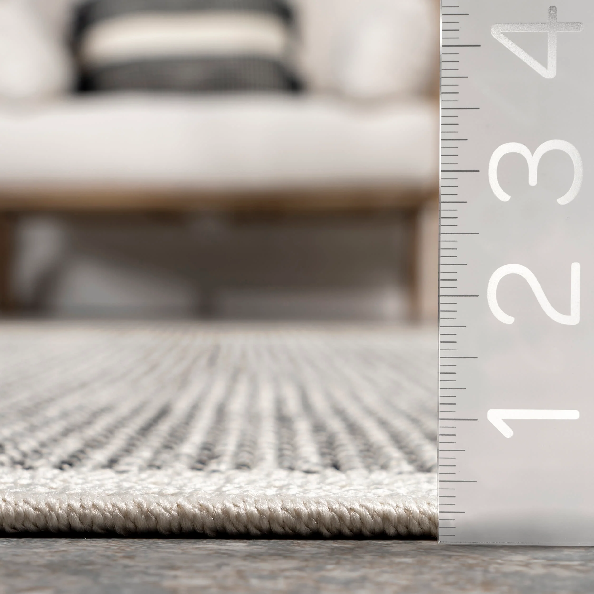 Jannel Simply Solid Indoor/Outdoor Rug | Grey - Image 5