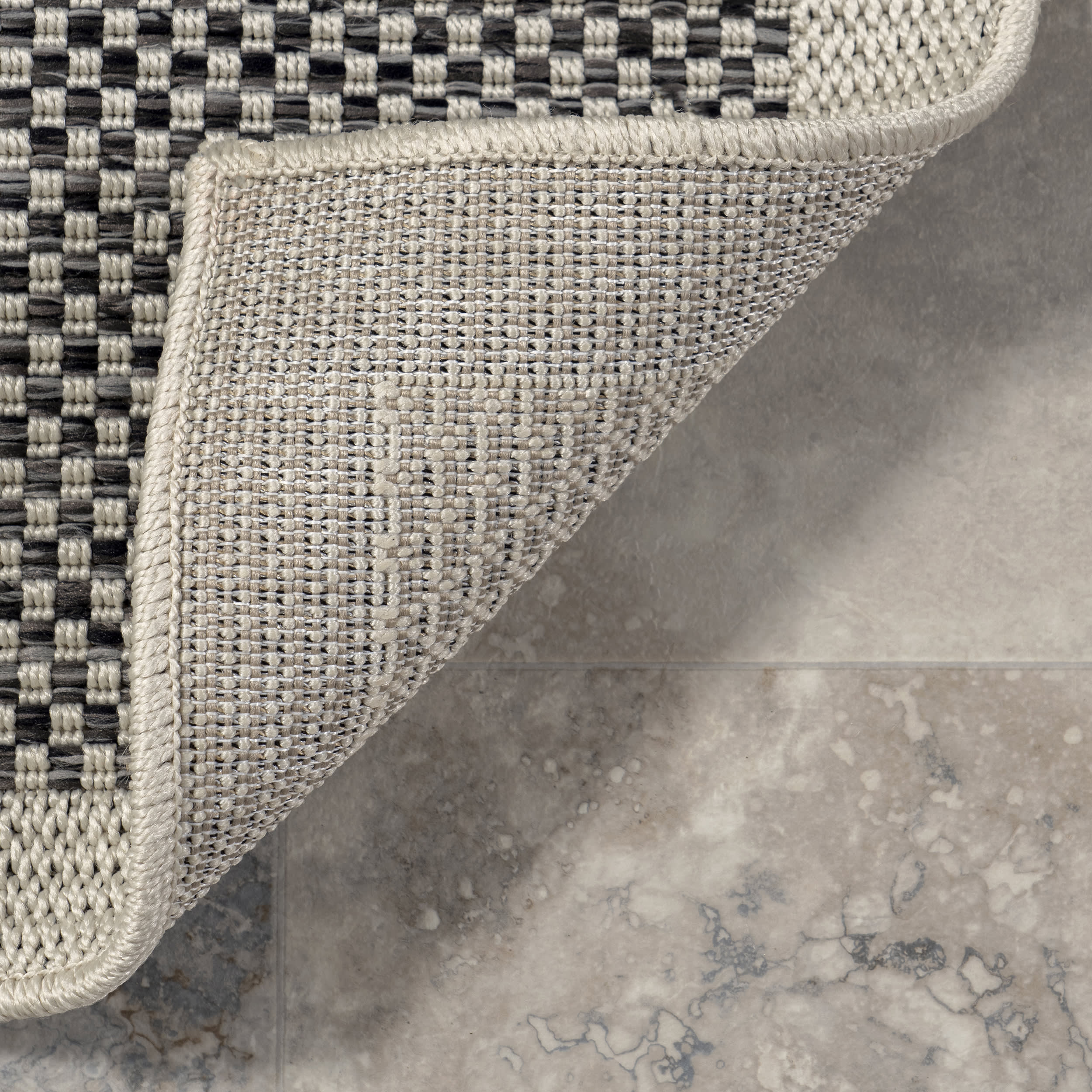 Jannel Simply Solid Indoor/Outdoor Rug | Grey - Image 6