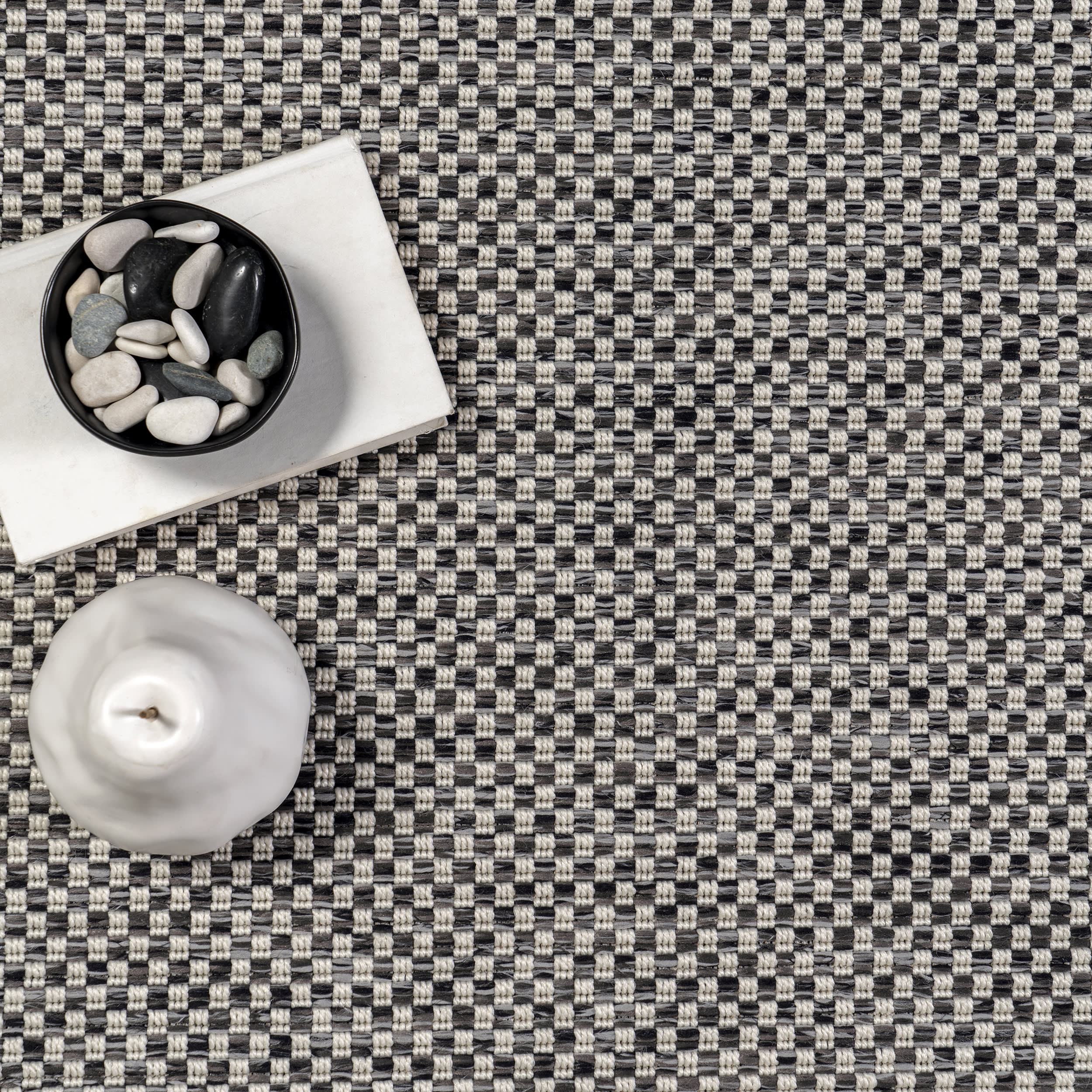 Jannel Simply Solid Indoor/Outdoor Rug | Grey - Image 7