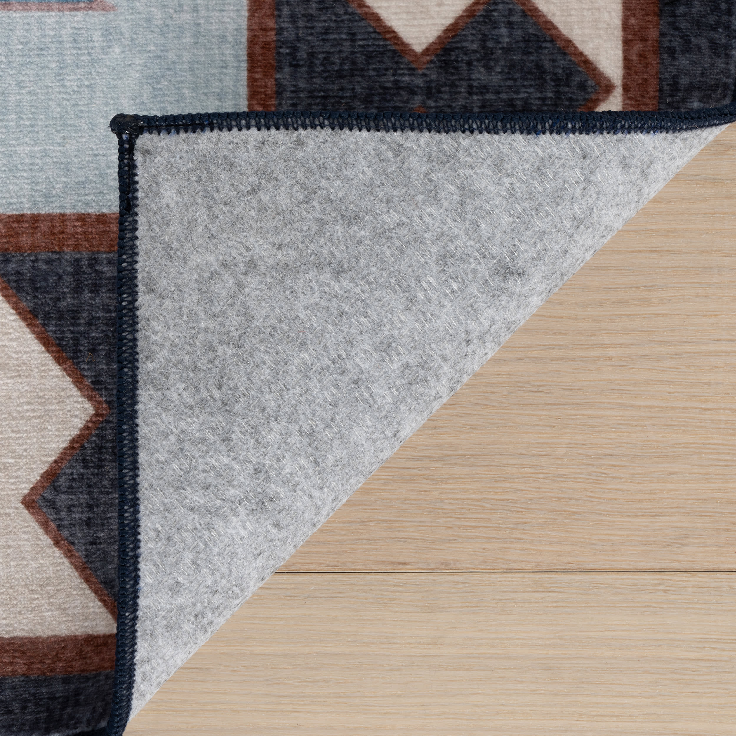 Jasdin Southwestern Washable Rug | Blue - Image 8
