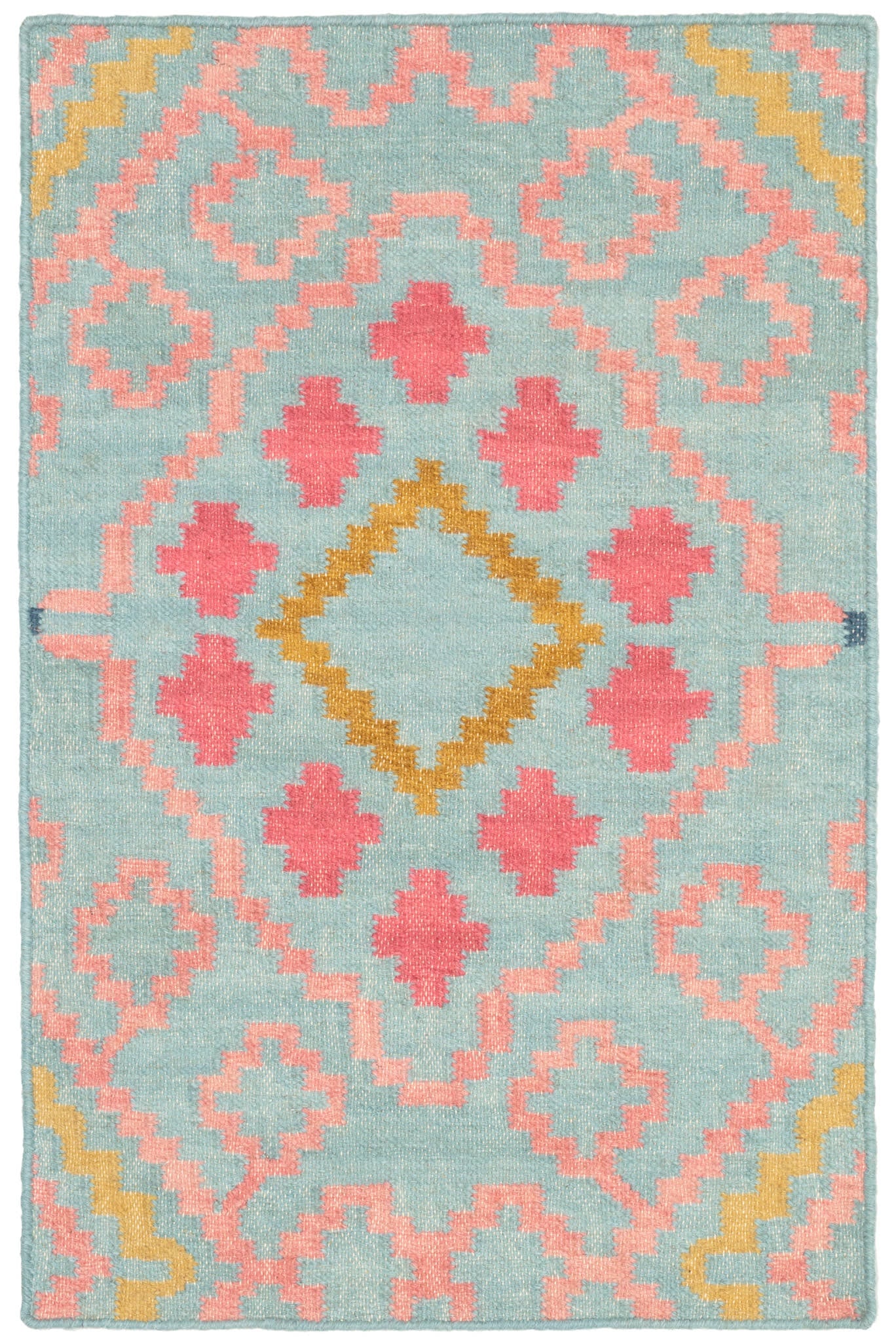 Jelly Roll Handwoven Wool Rug | Multi - Image 2