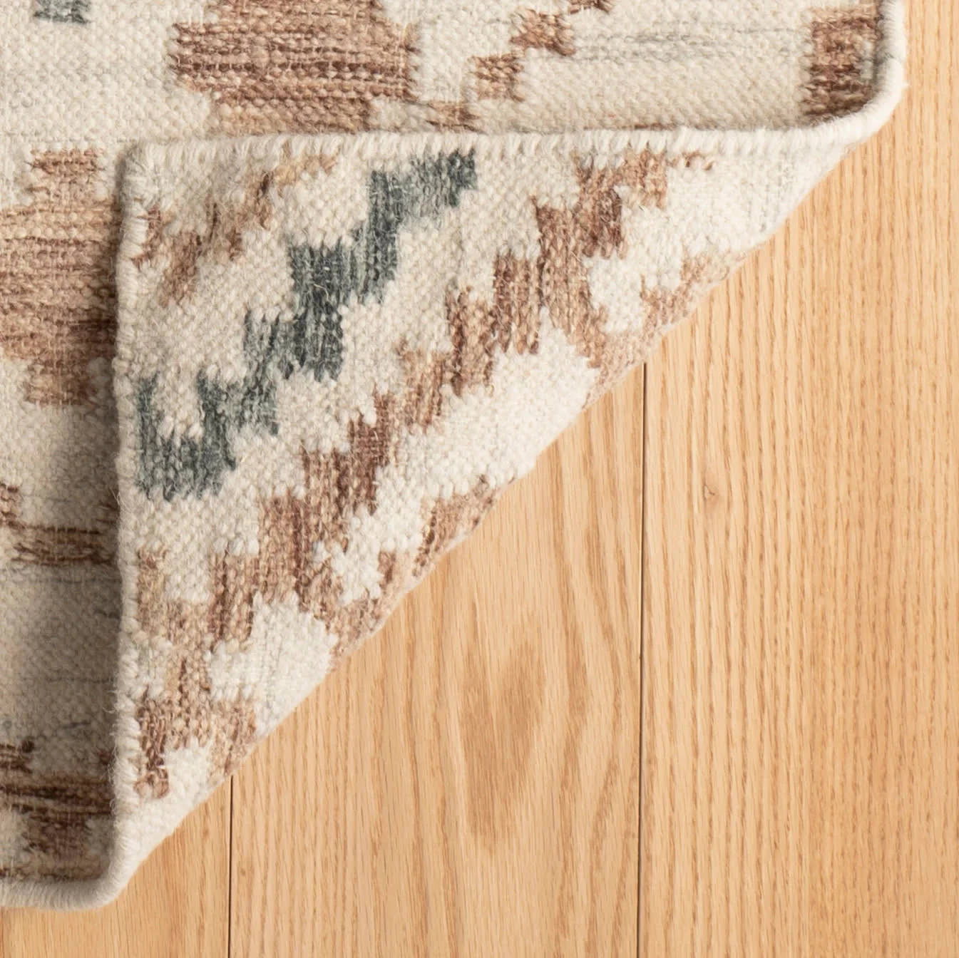 Jelly Roll Handwoven Wool Rug | Sky - Image 6