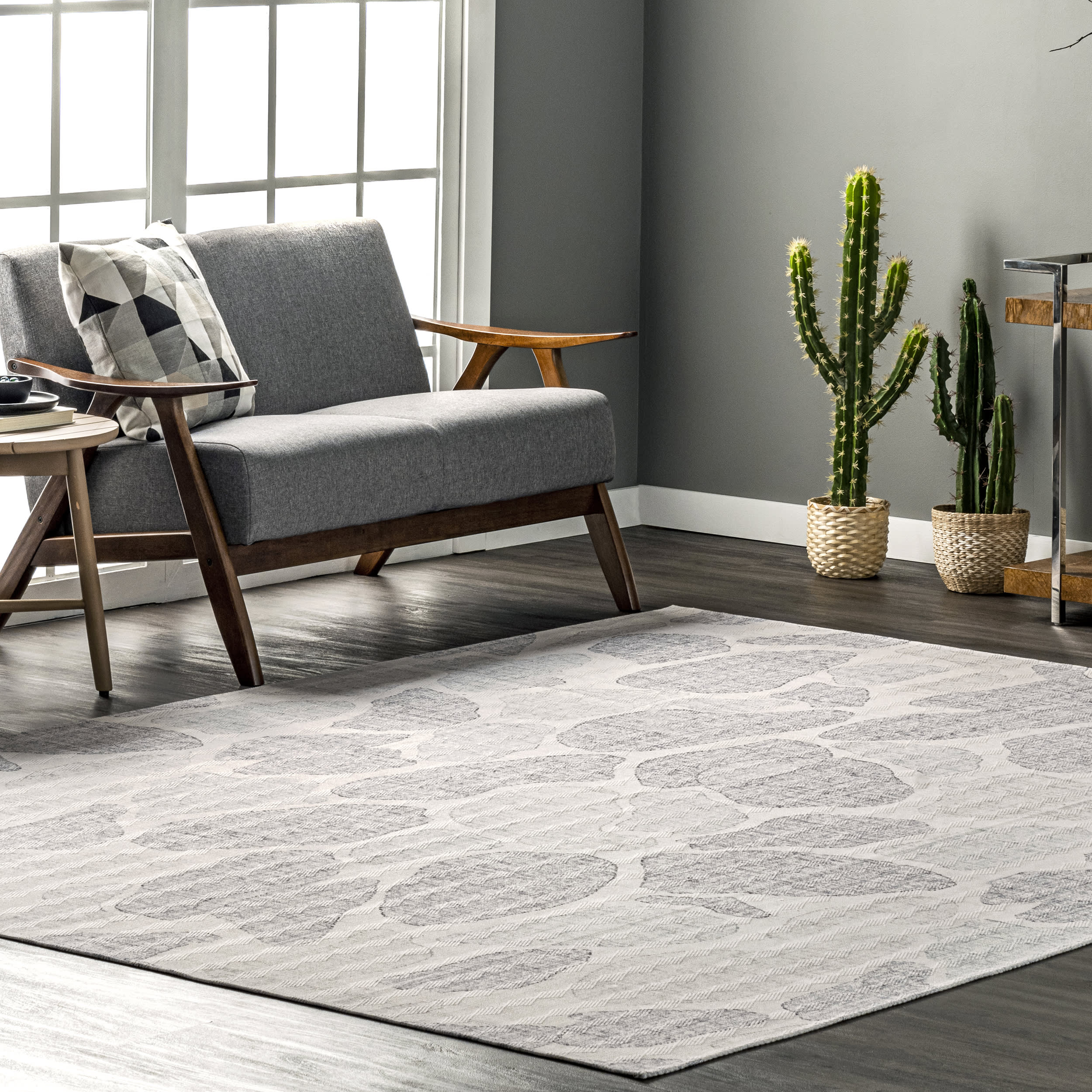 Jenna Washable Pebble Rug | Beige - Image 2