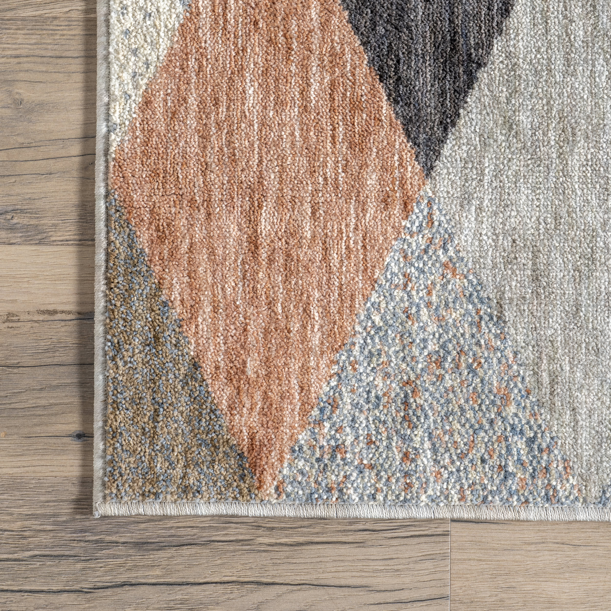 Jess Renewed Argyle Rug | Grey - Image 3