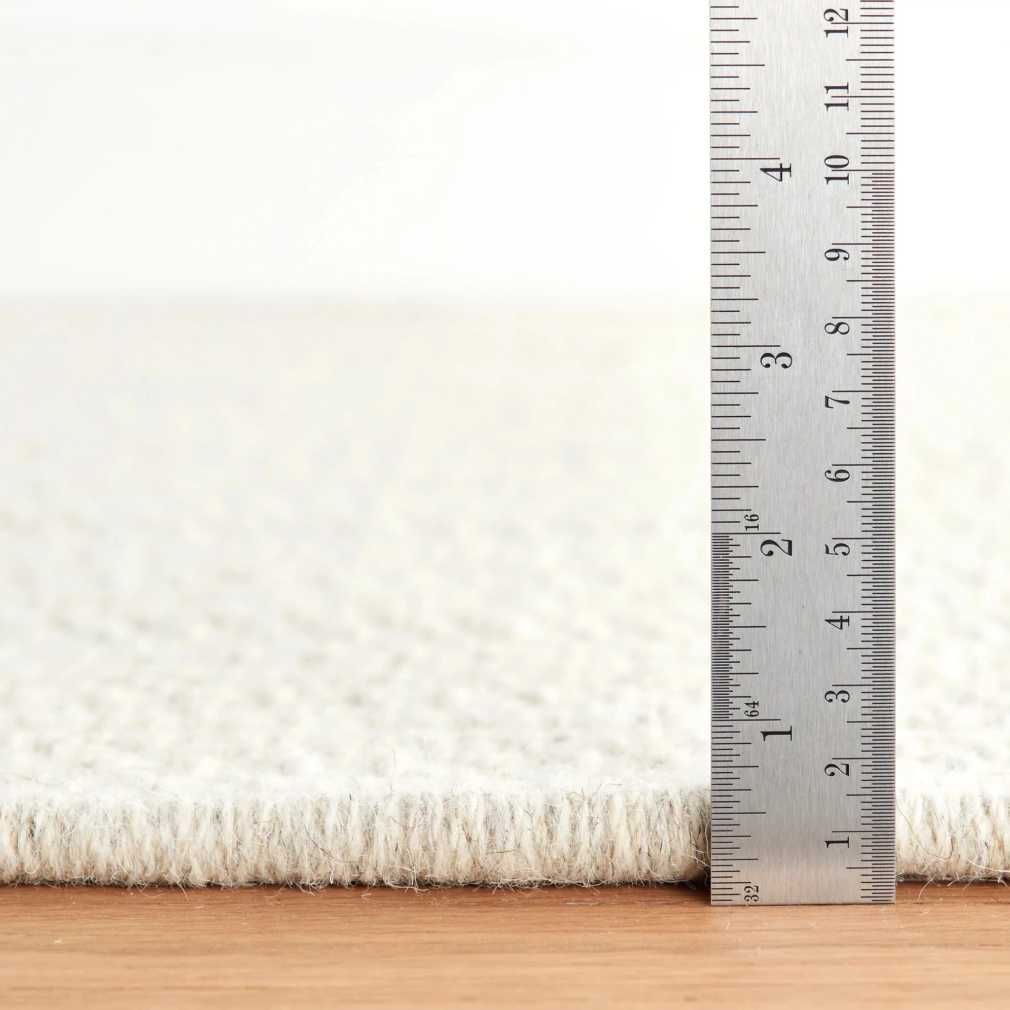 Jett Woven Wool Custom Rug | Ivory - Image 4