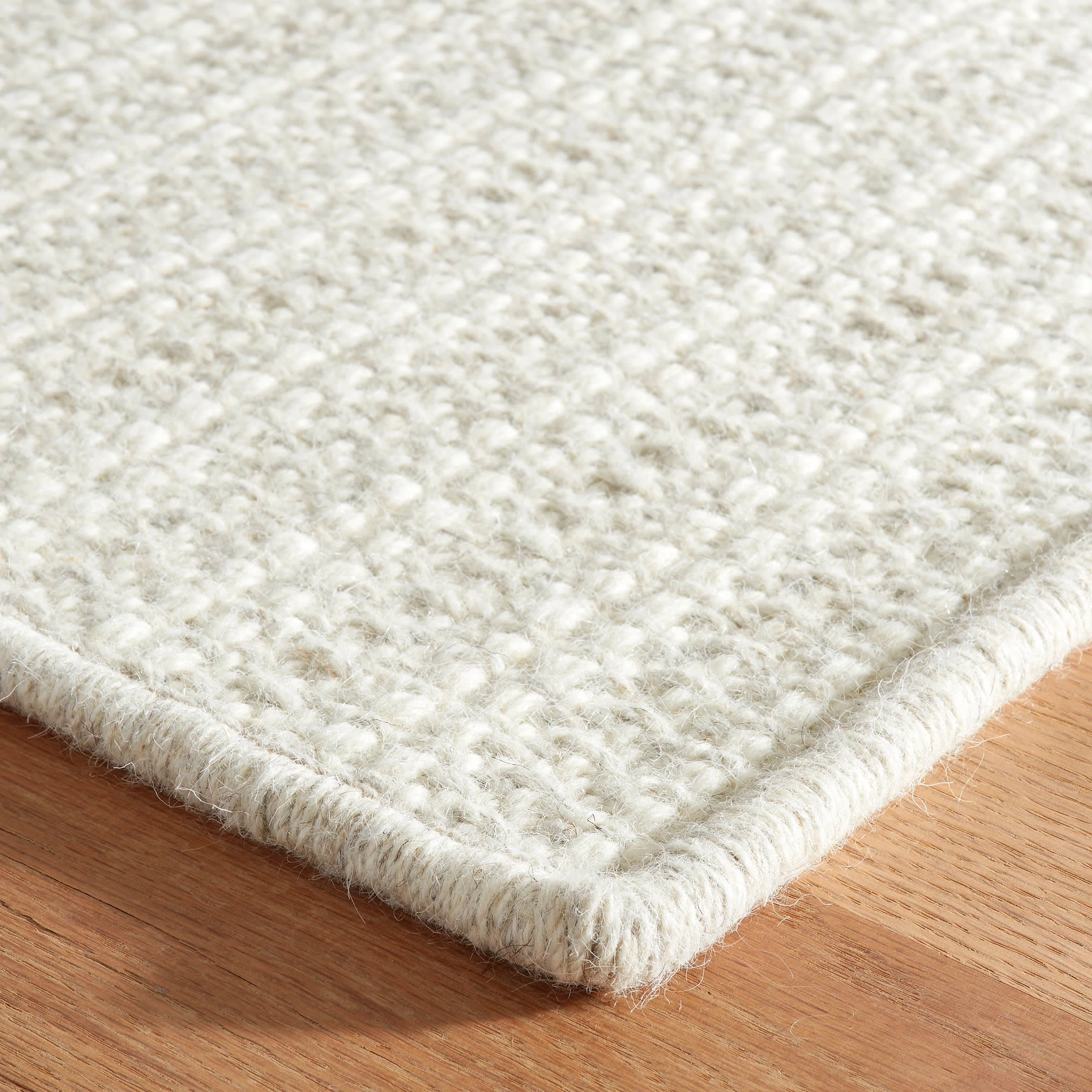 Jett Woven Wool Custom Rug | Ivory - Image 5