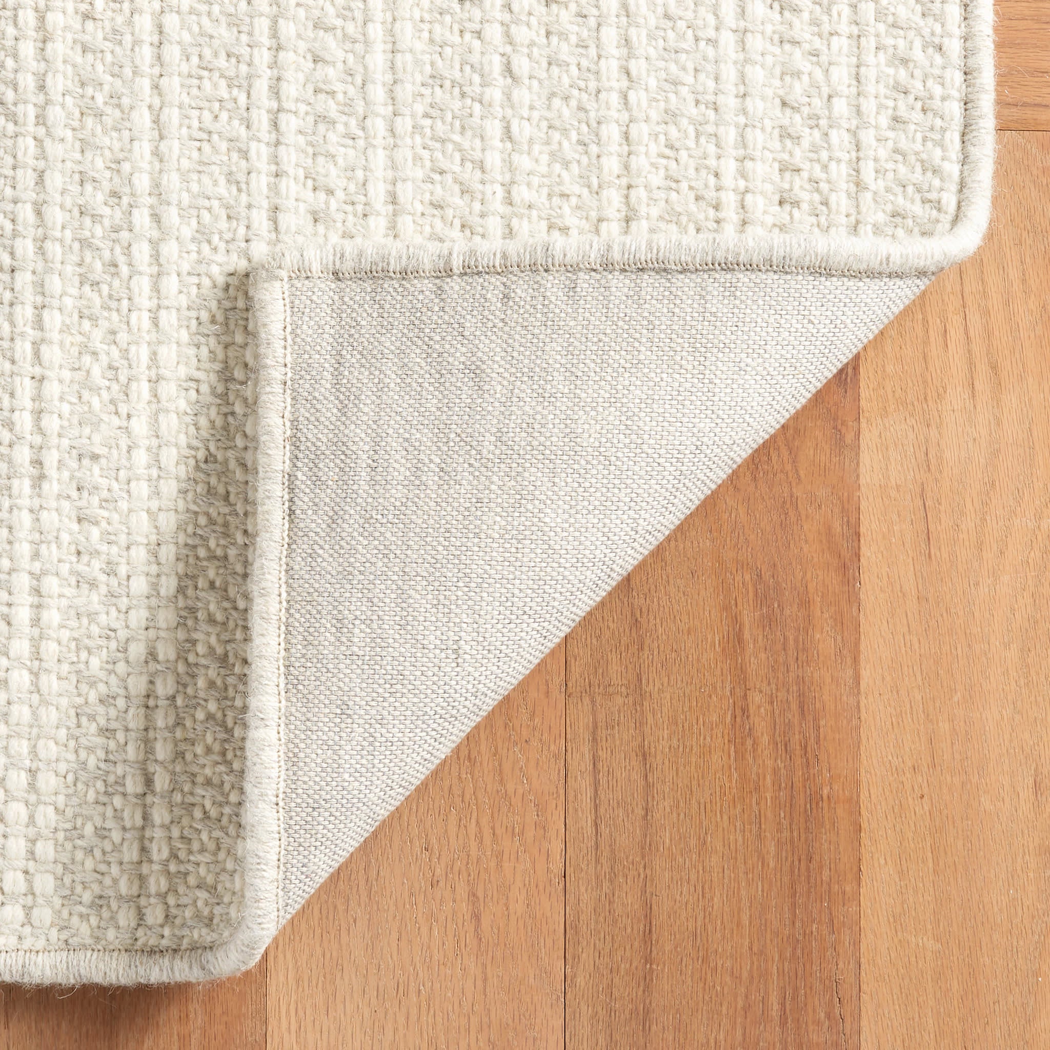 Jett Woven Wool Custom Rug | Ivory - Image 6