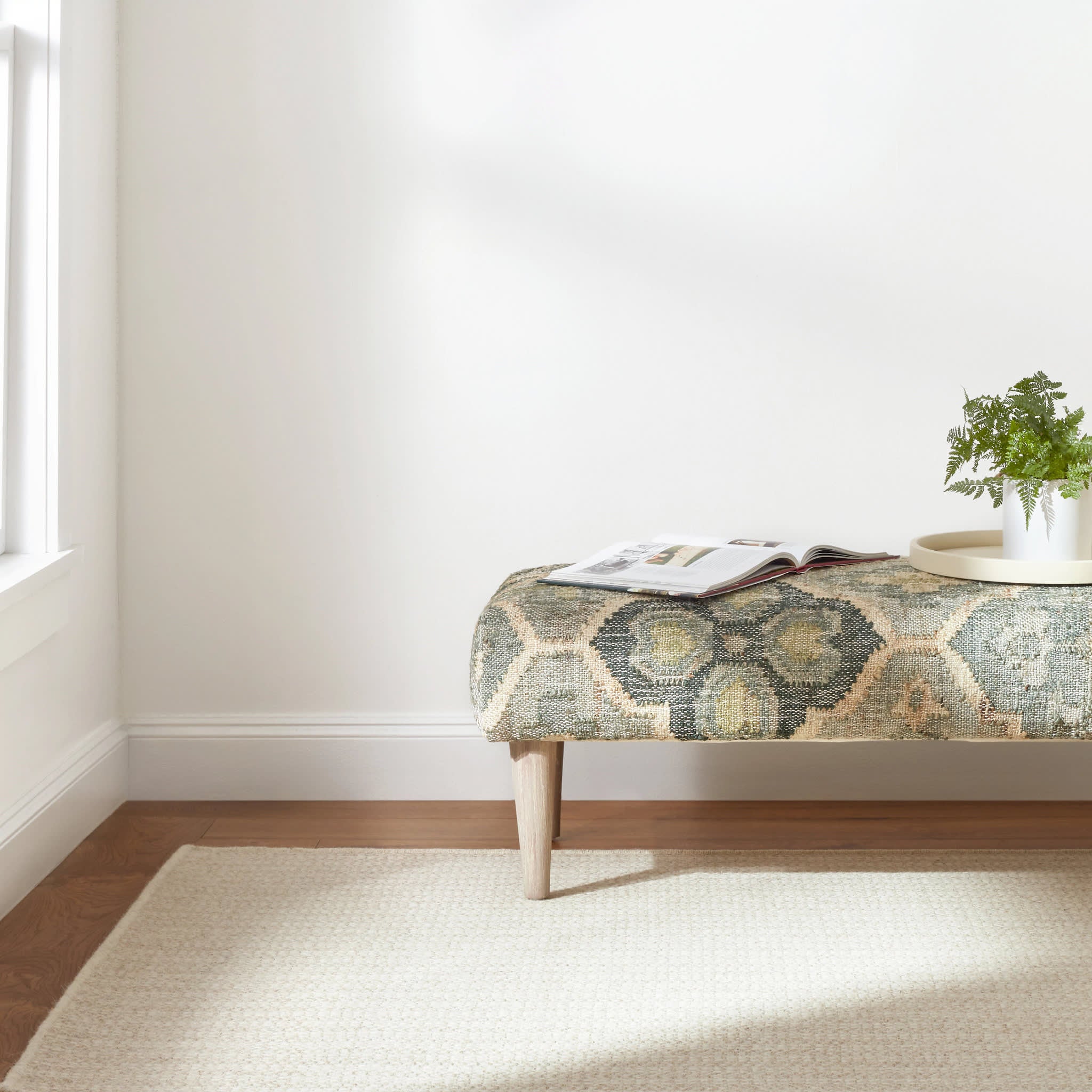 Jett Woven Wool Custom Rug | Natural - Image 2
