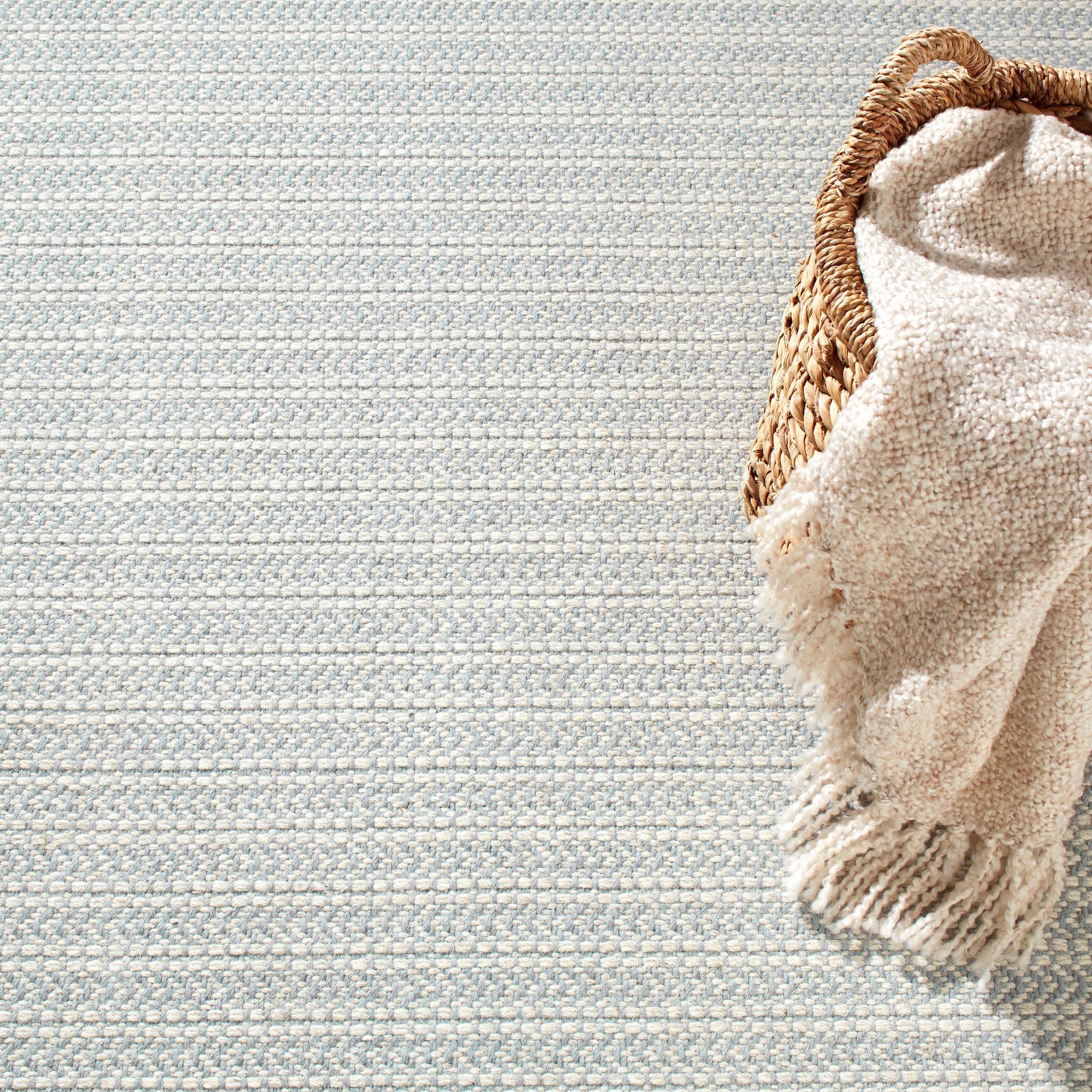 Jett Woven Wool Custom Rug | Slate - Image 3