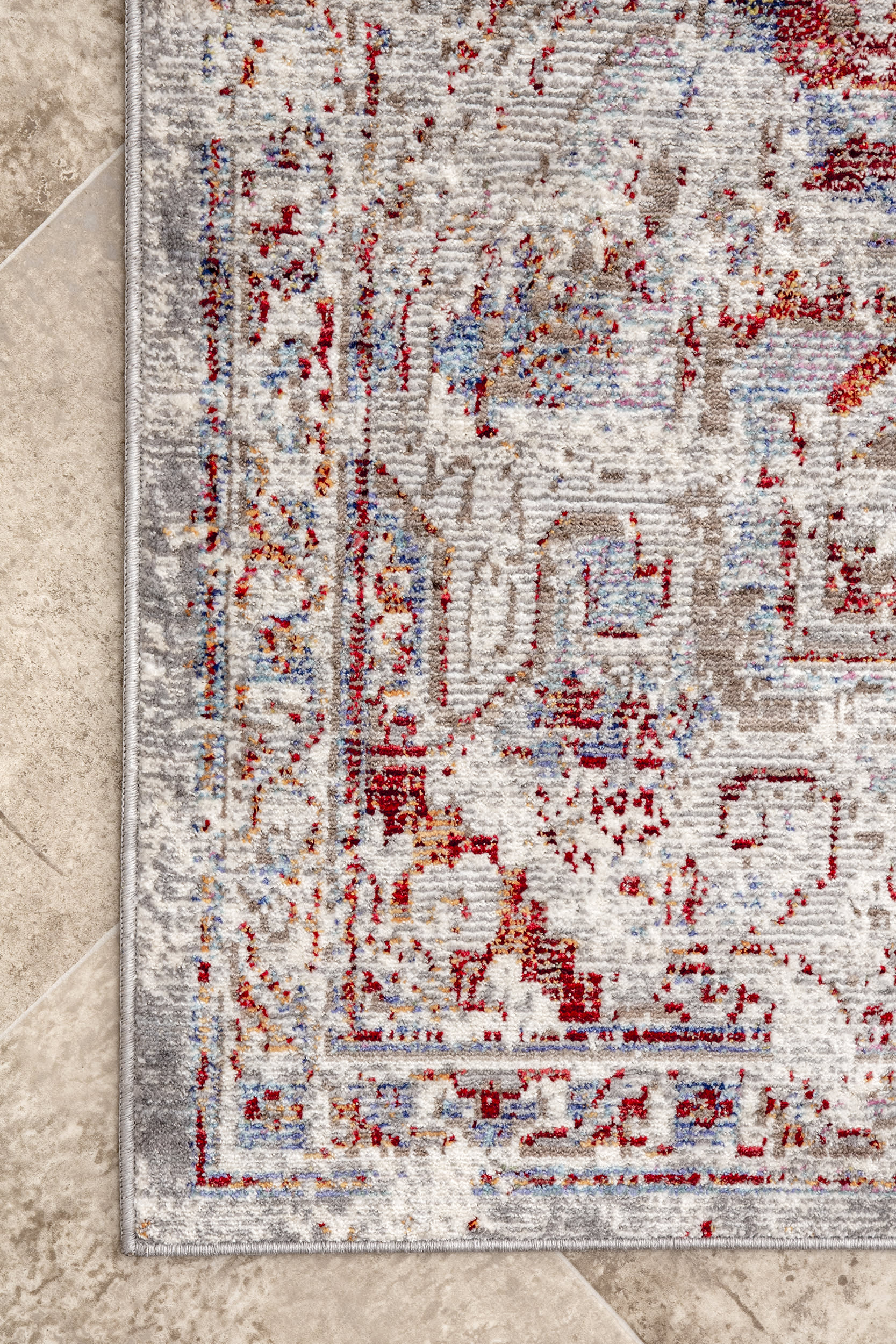 Jeweled Medallion Rug | Orange - Image 3