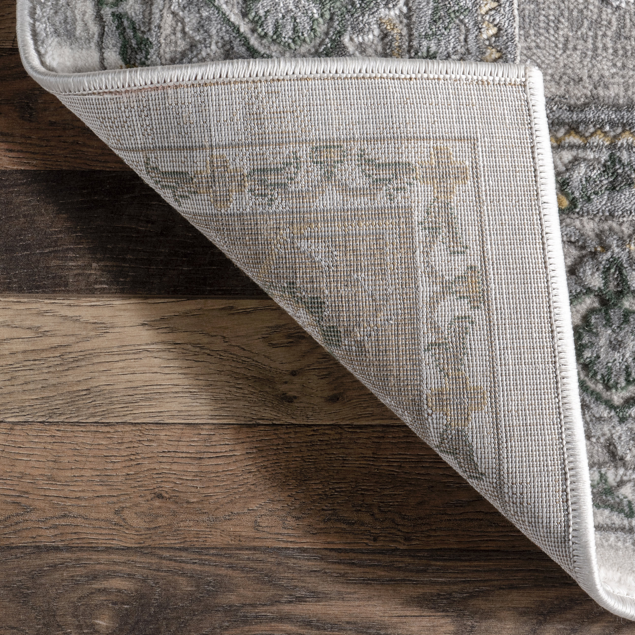 Joanna Bordered Medallion Rug | Beige - Image 6
