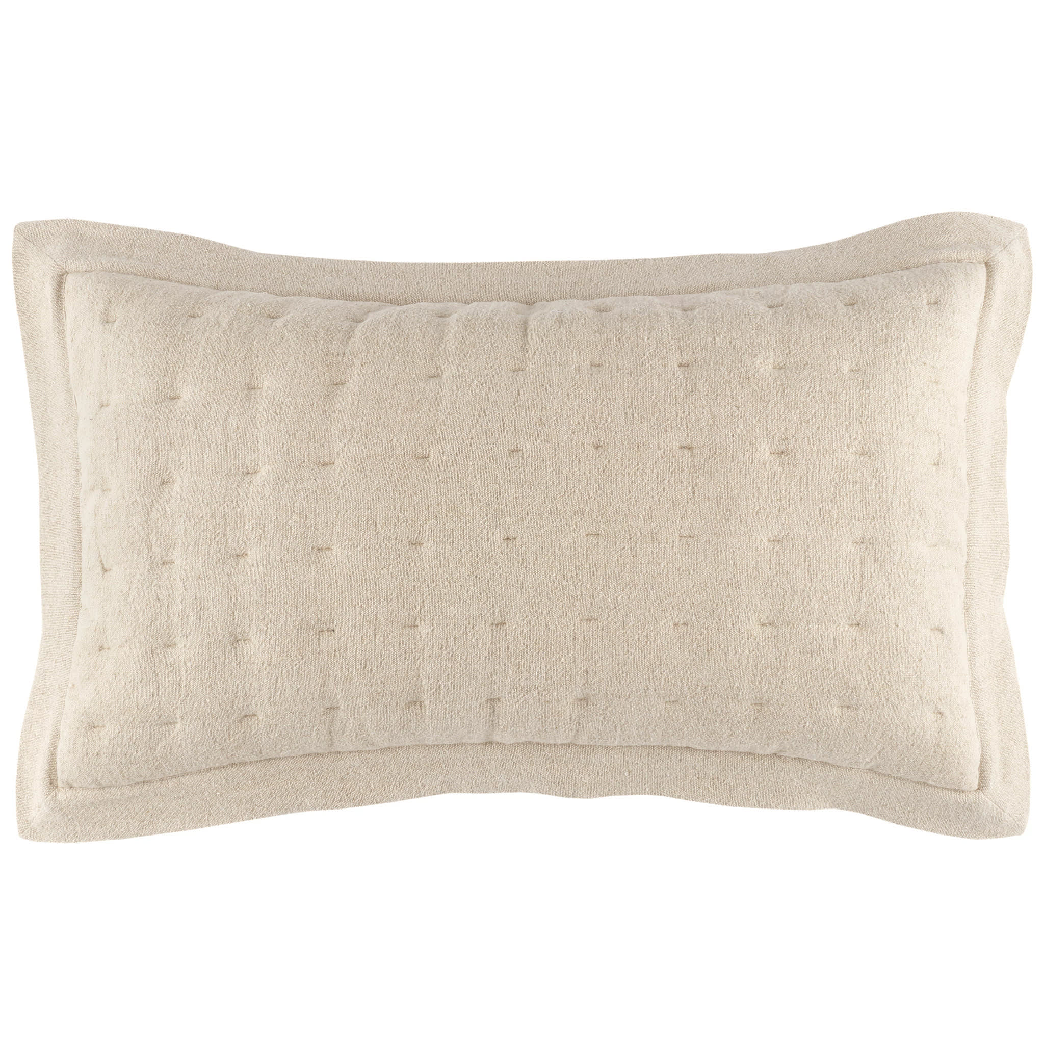 Jonah Linen Quilted Sham | Natural - Image 5