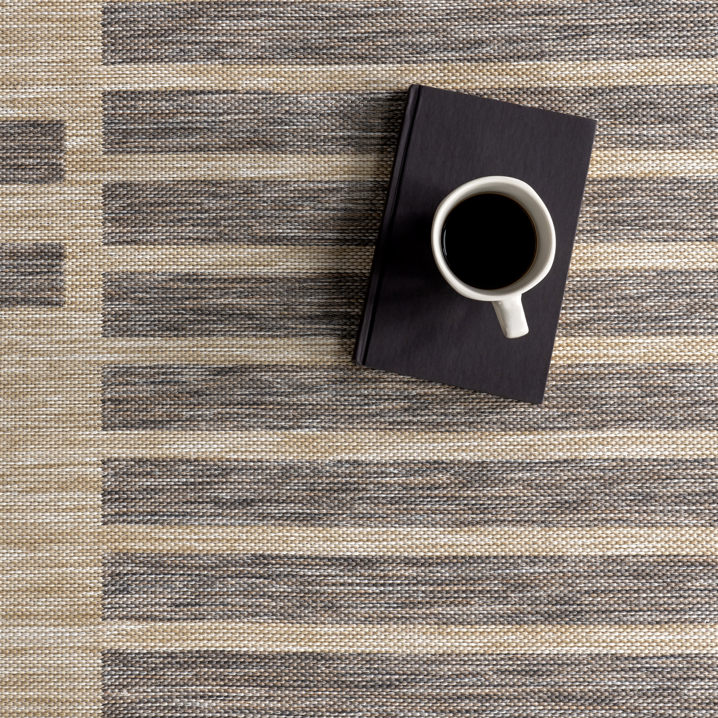 Jordan Blocked Stripes Indoor/Outdoor Rug | Light Grey - Image 8