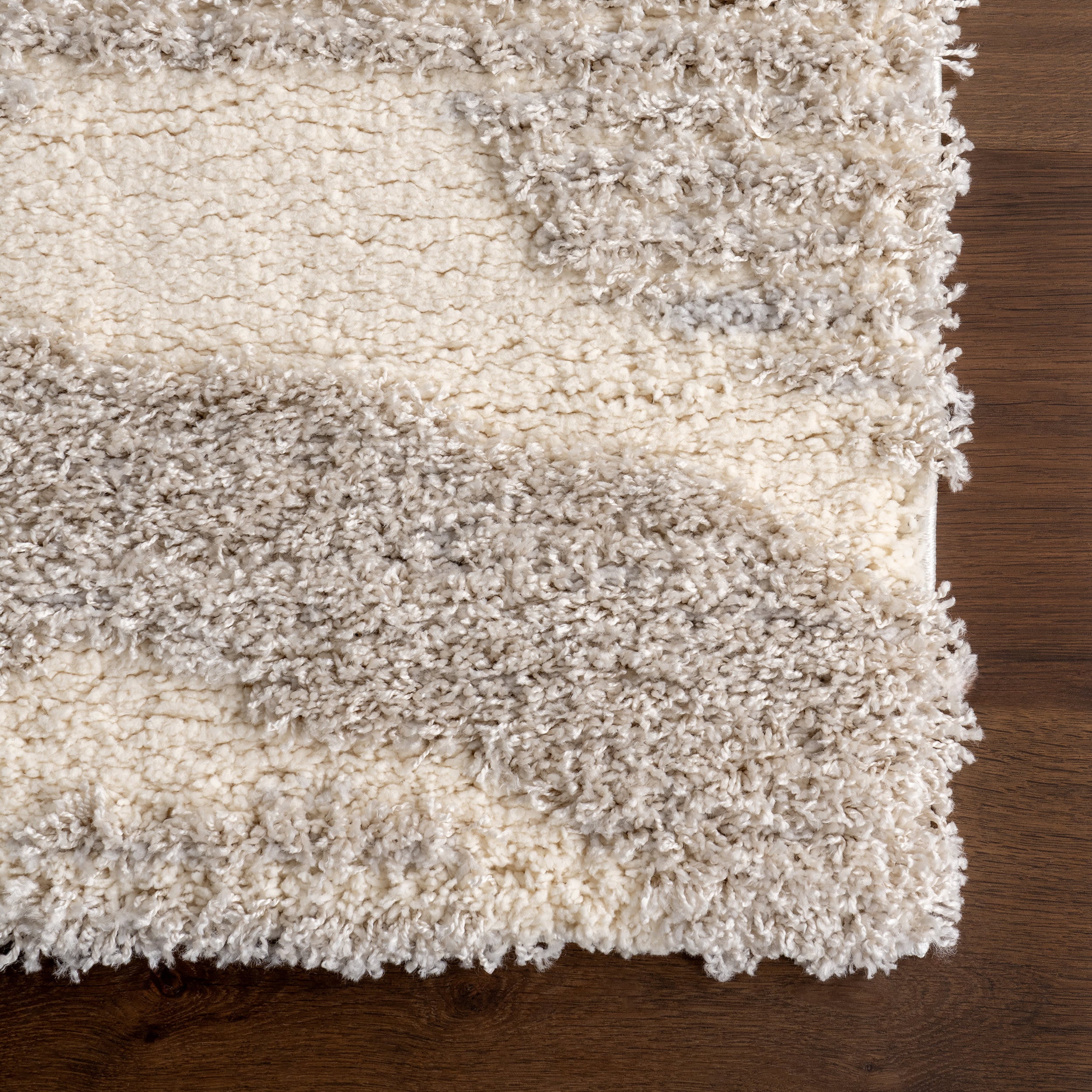 Jordyn Textured Waves Rug | Grey - Image 4