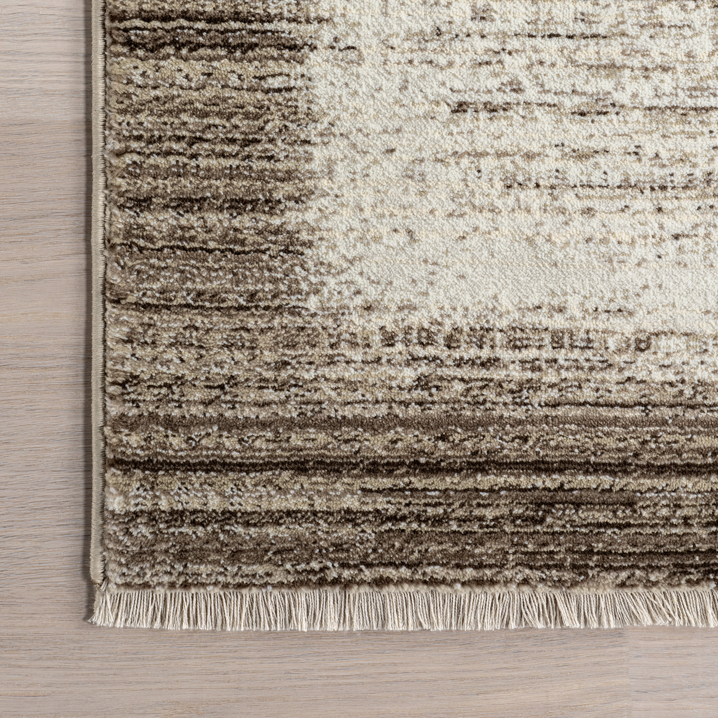Journey Rustic Bordered Rug | Beige - Image 3