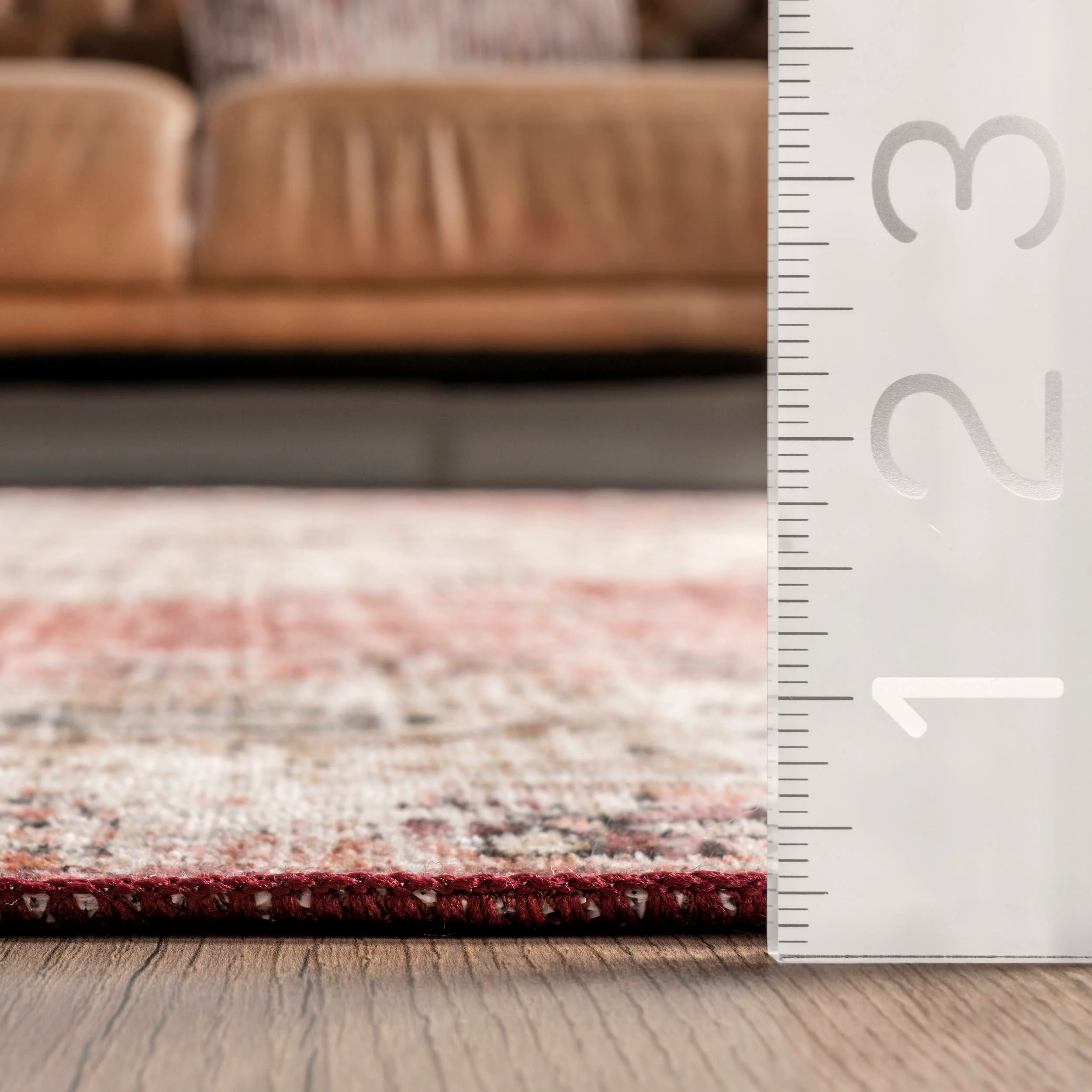 Joyce Medallion Washable Rug | Multicolor - Image 5