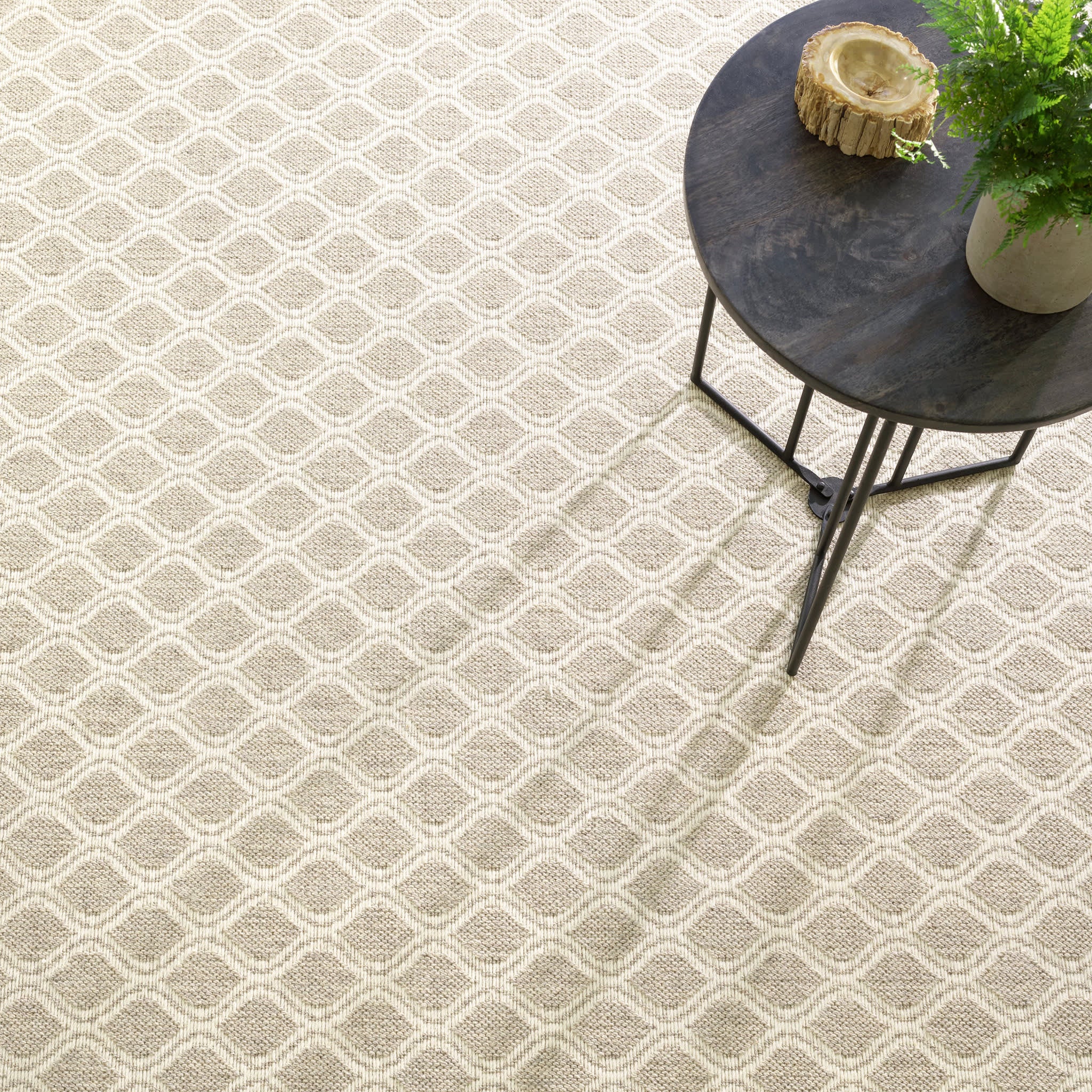 Jude Woven Wool Custom Rug | Dove Grey - Image 4