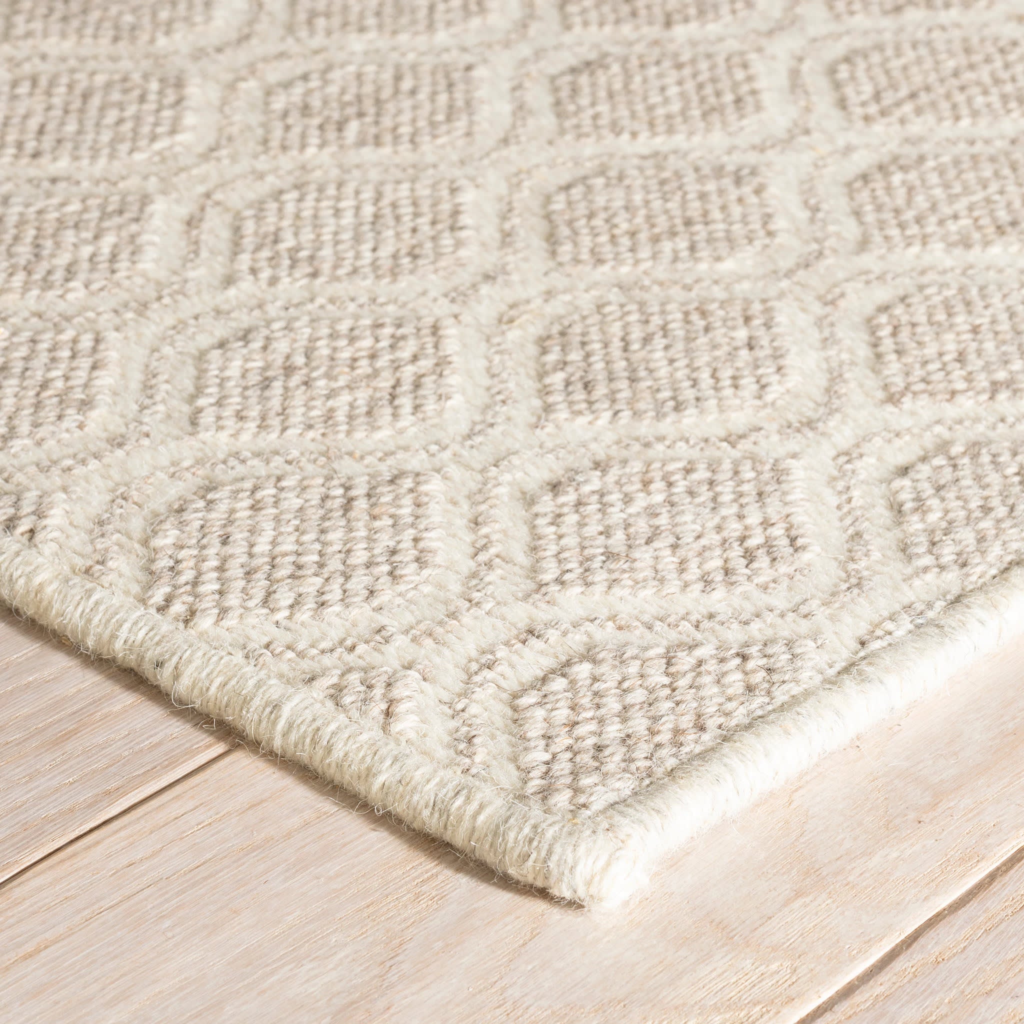 Jude Woven Wool Custom Rug | Dove Grey - Image 5