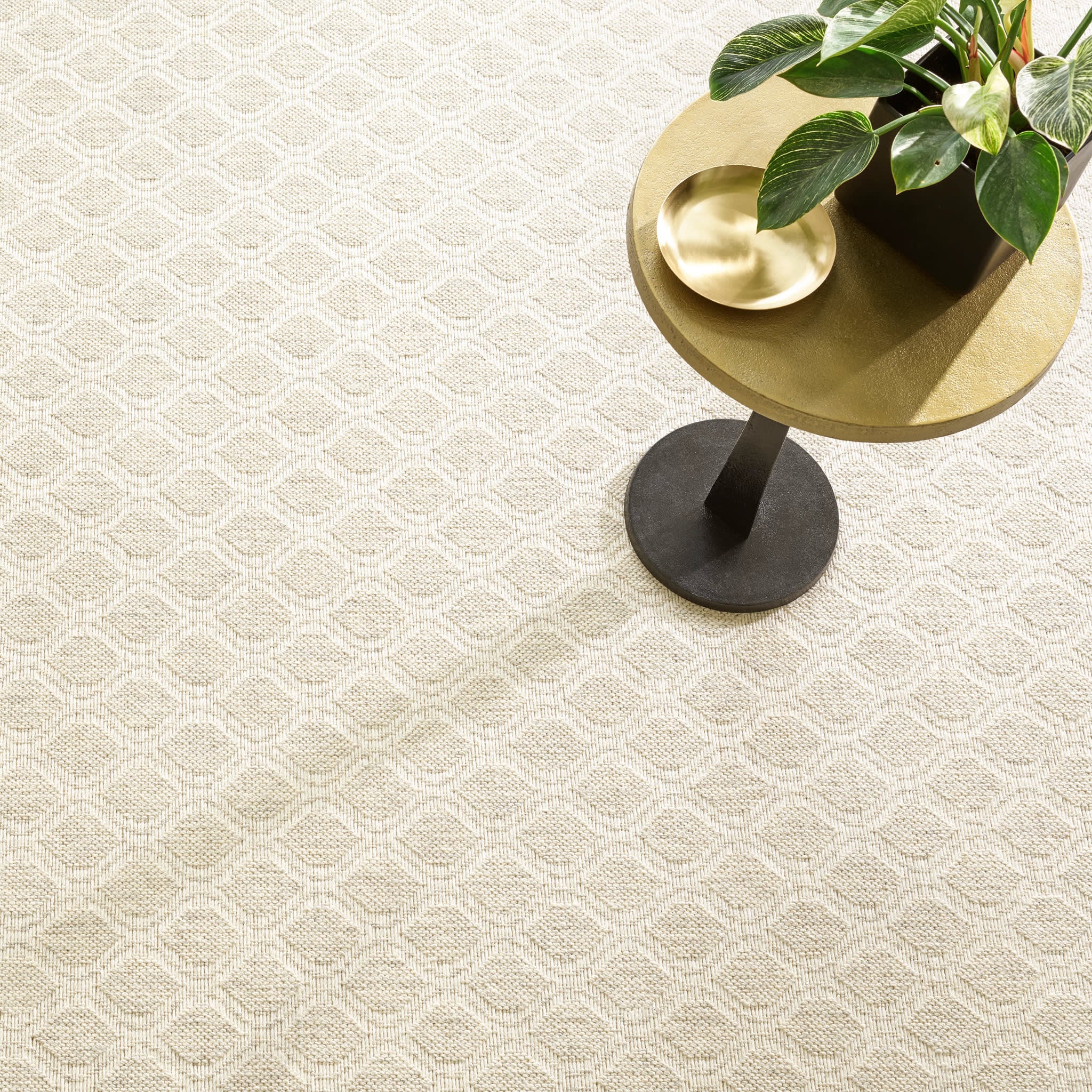 Jude Woven Wool Custom Rug | Platinum - Image 3