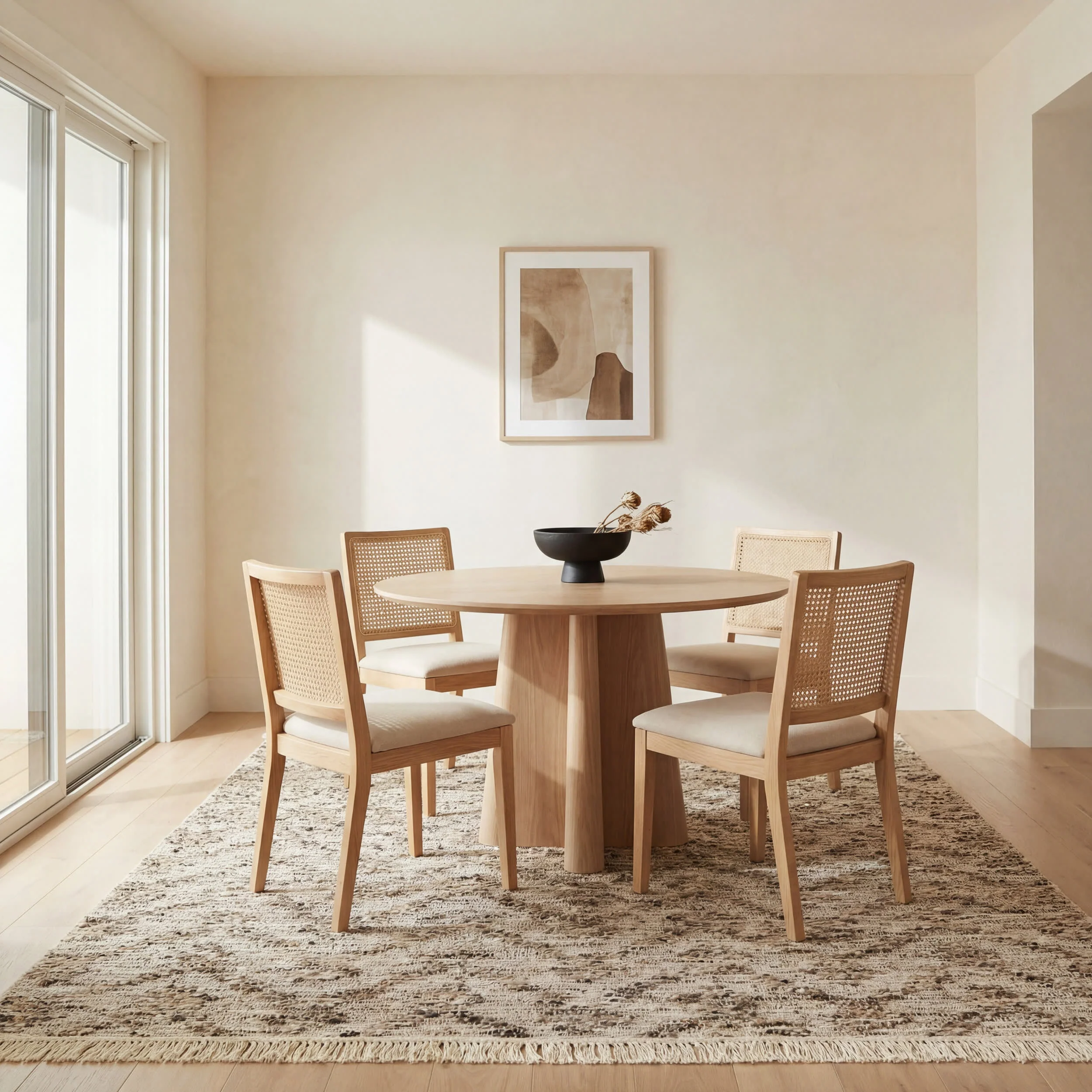 JuJu Tasseled Wool Rug | Brown - Image 7