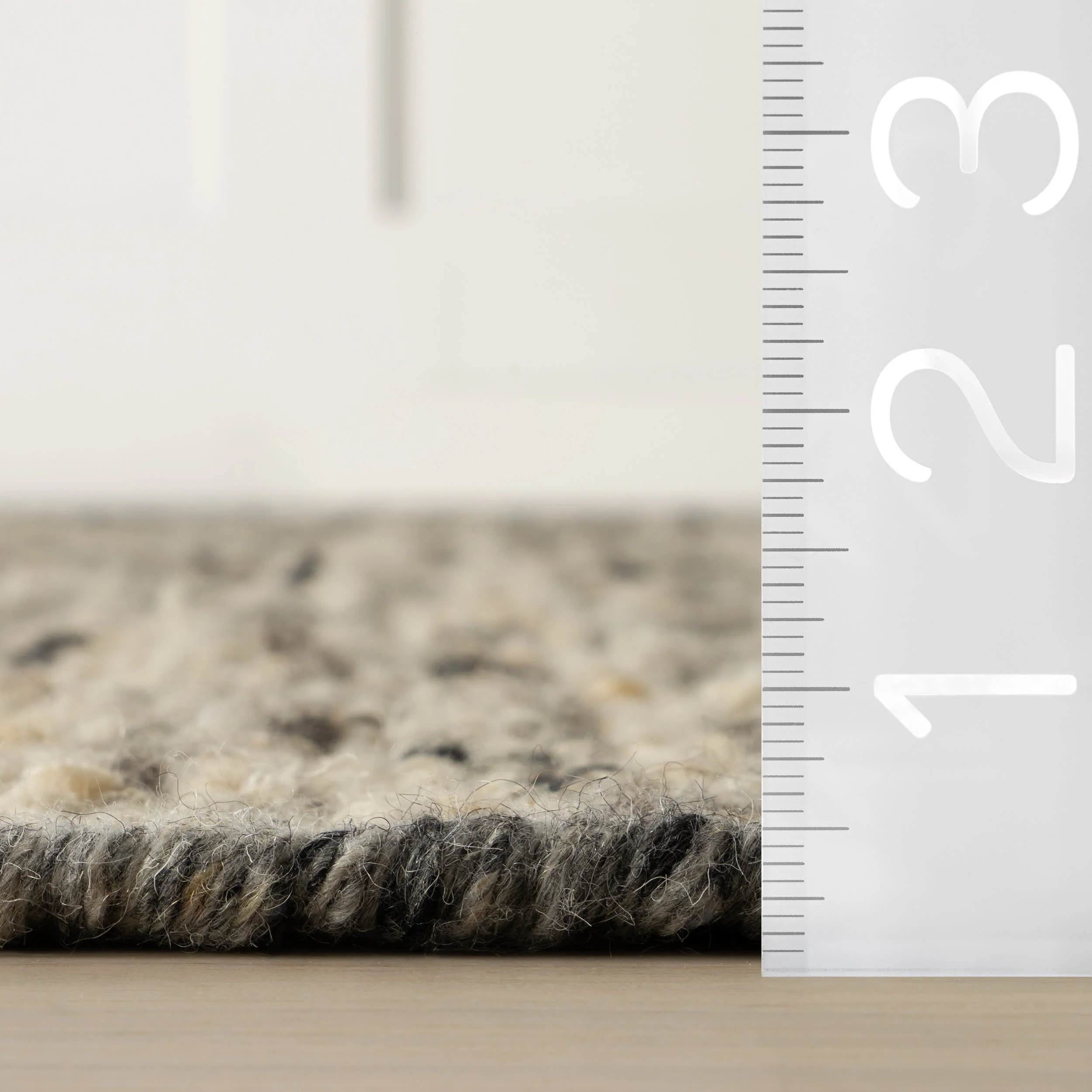 JuJu Tasseled Wool Rug | Grey - Image 6