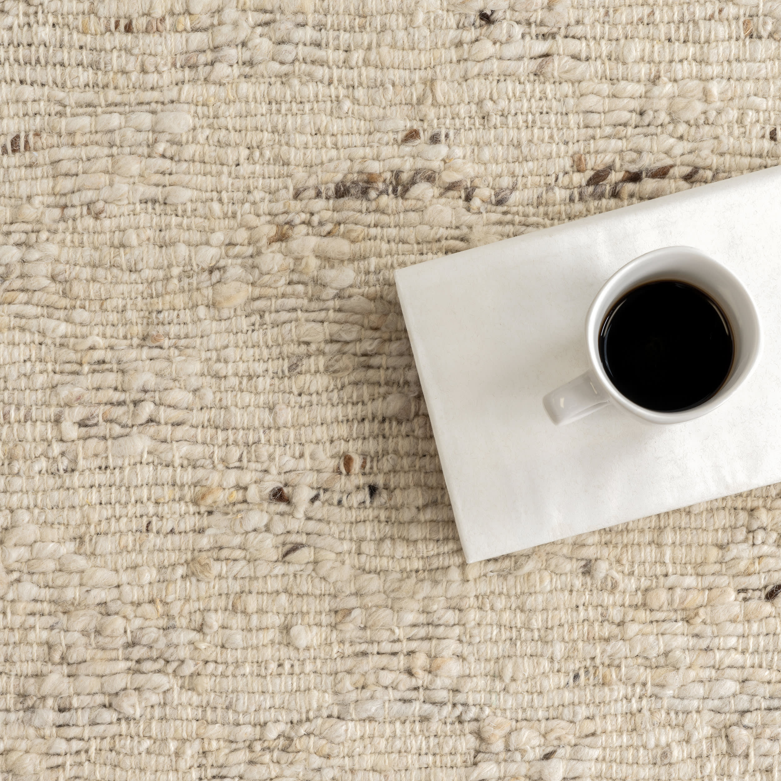 JuJu Tasseled Wool Rug | Ivory - Image 7
