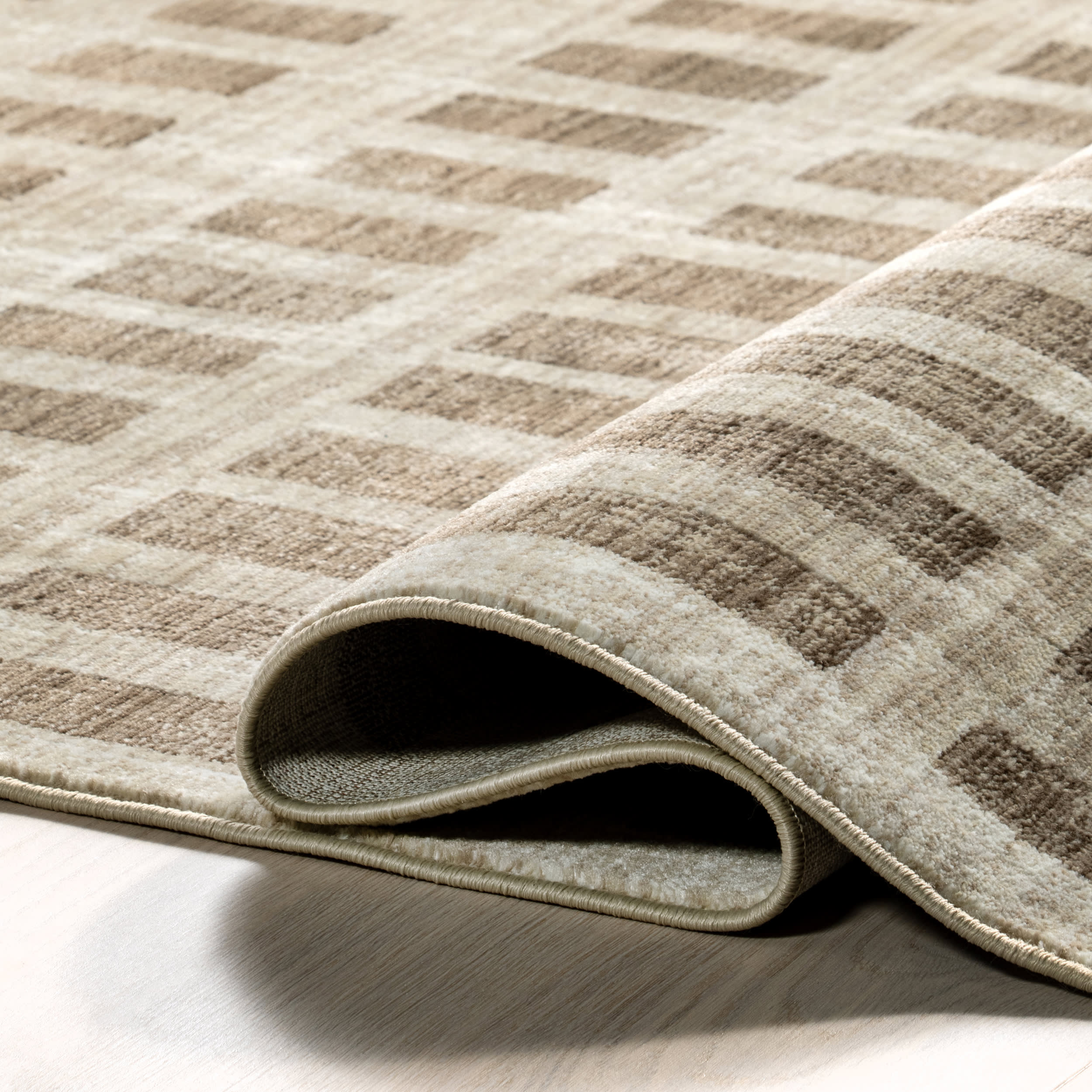 Julies Striped Rug | Beige - Image 6
