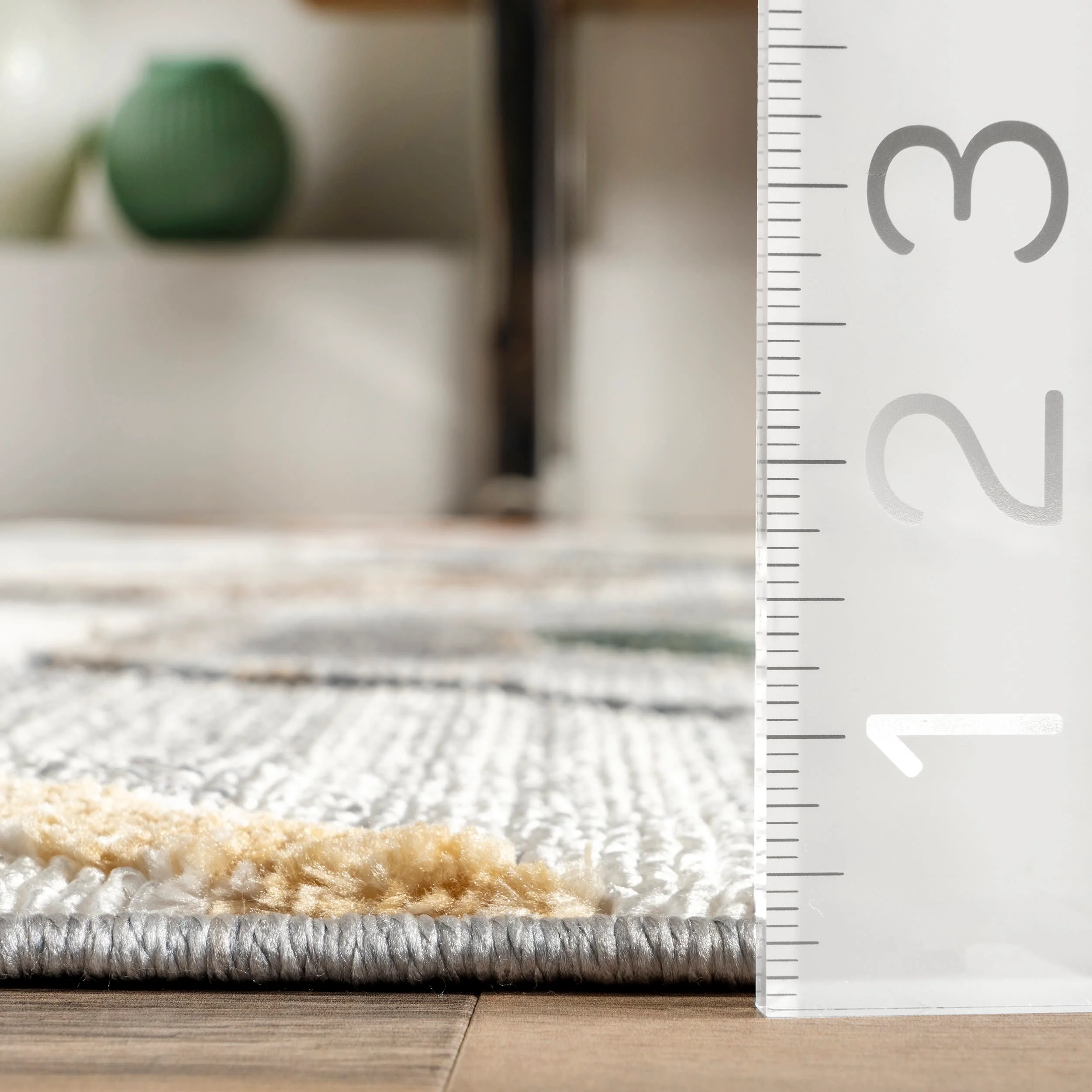 Julissa Iridescent Trellis Rug | Light Grey - Image 5