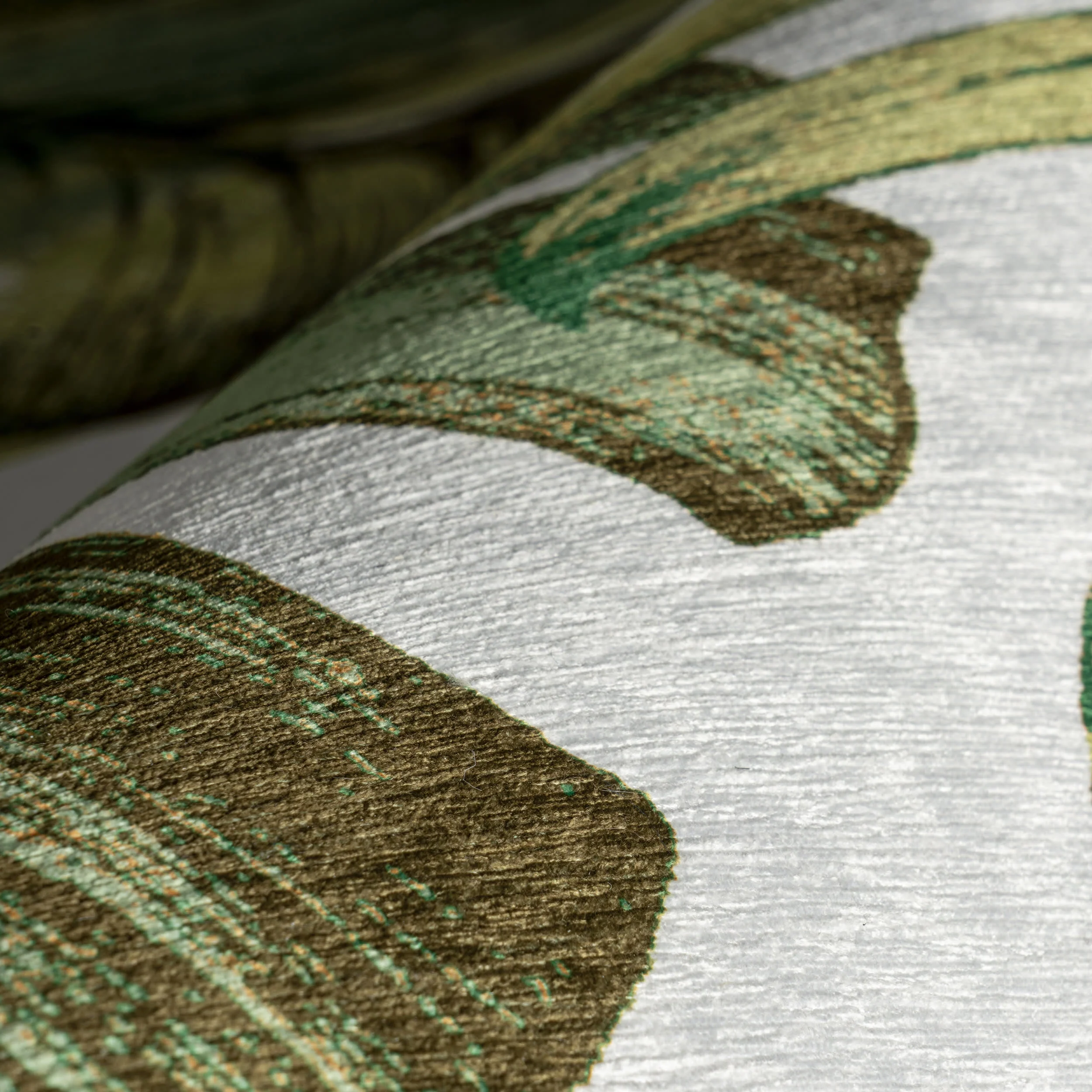 Jungle Spill Proof Washable Rug | Sage Green - Image 3