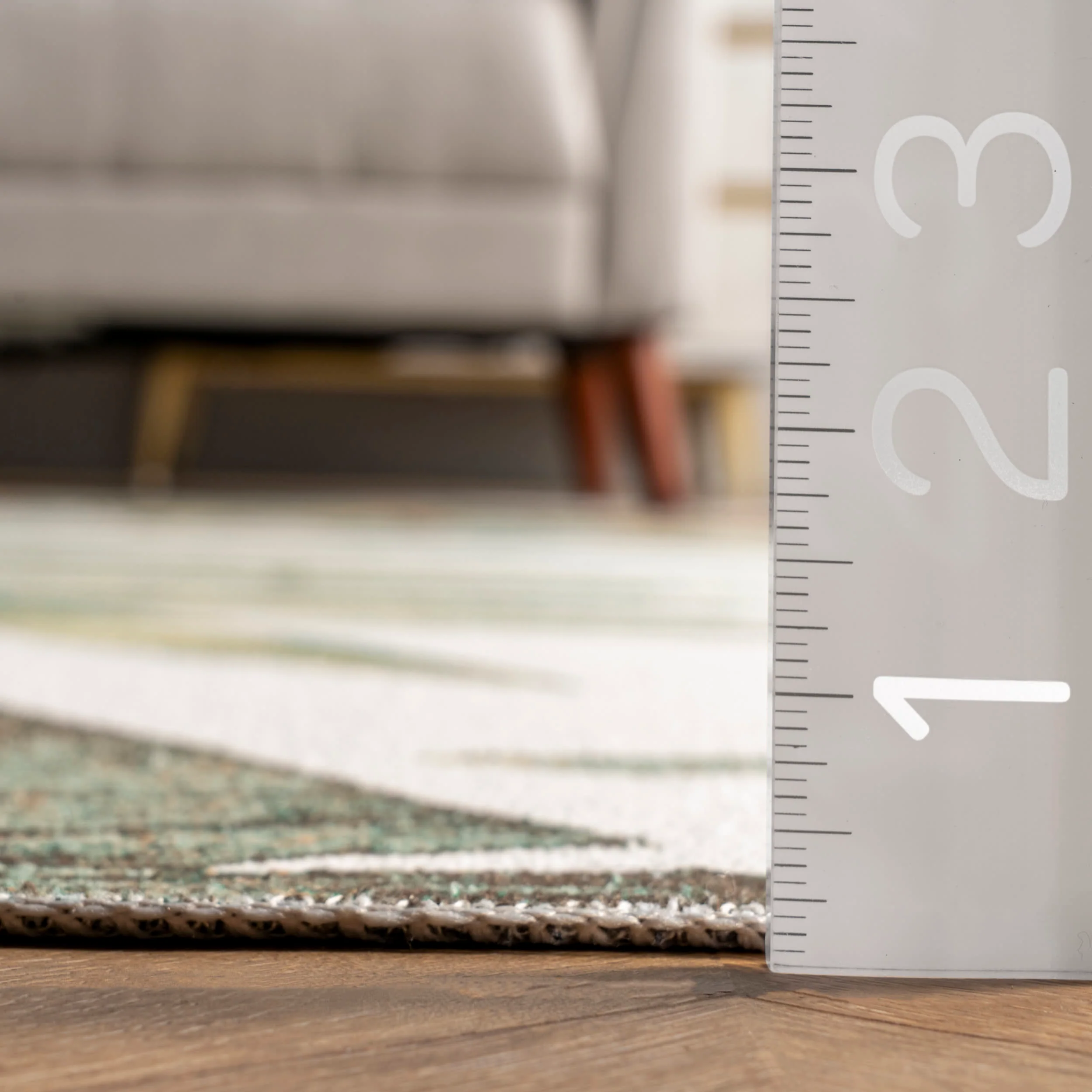 Jungle Washable Rug | Sage Green - Image 5