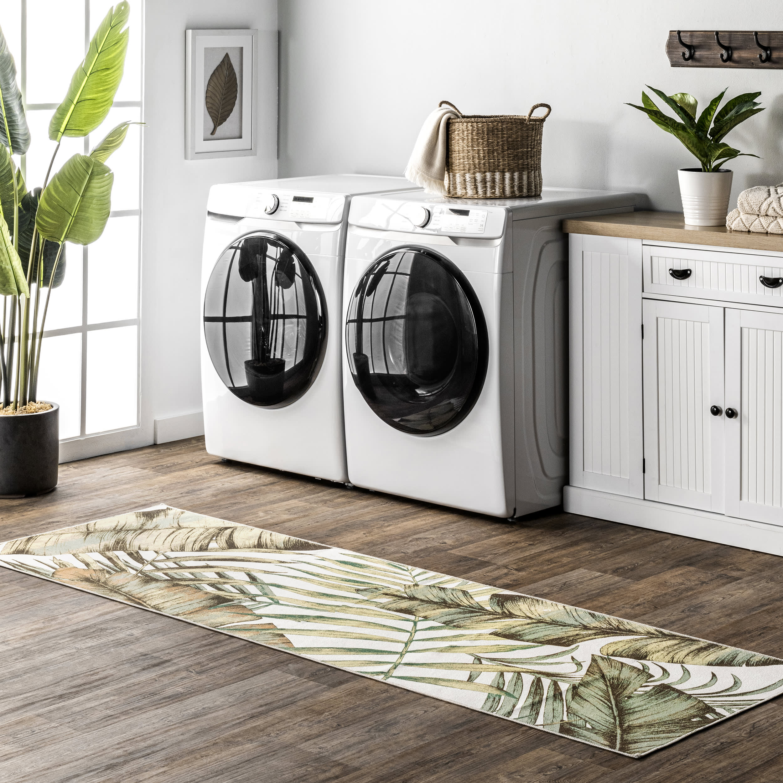 Jungle Washable Rug | Sage Green - Image 2