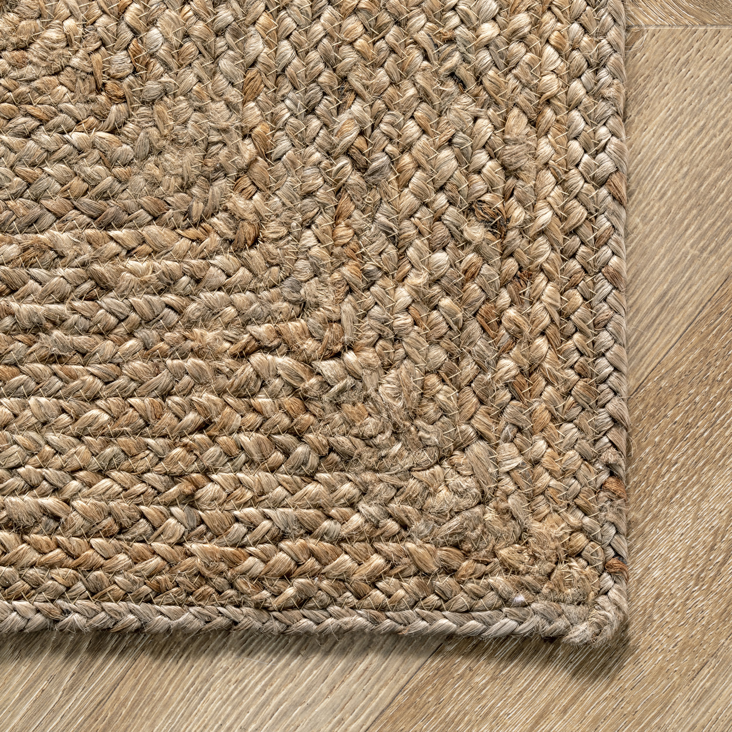 Juniper Jute Tiled Rug | Natural - Image 3