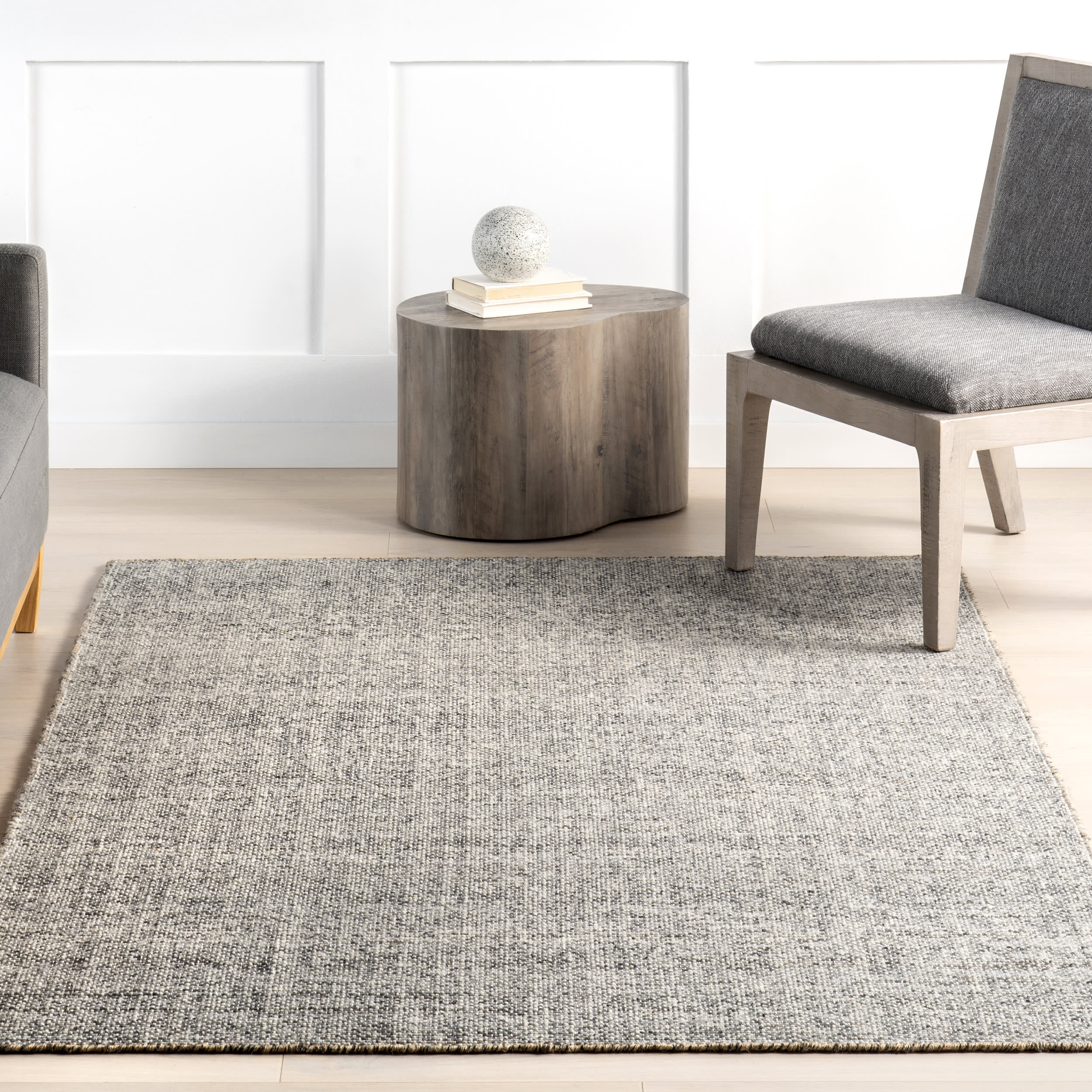Juno Solid Rug | Charcoal - Image 5